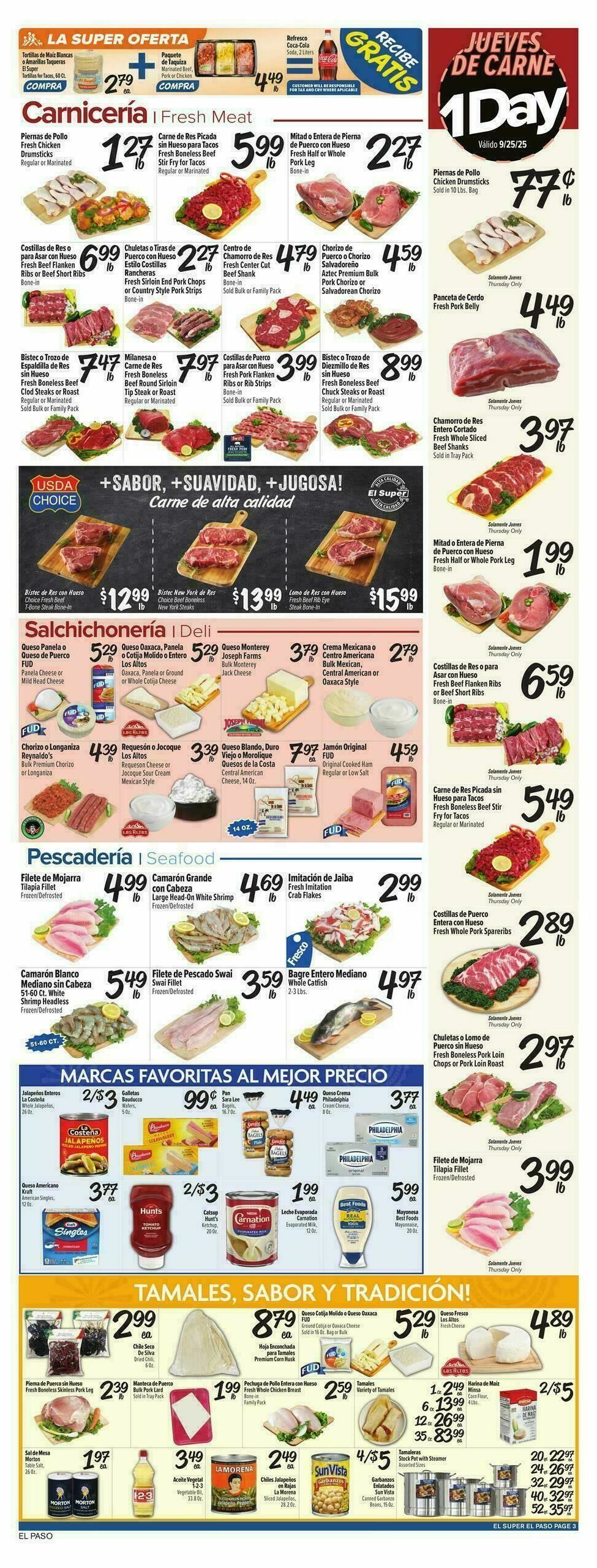 El Super Markets Weekly Ad from September 24