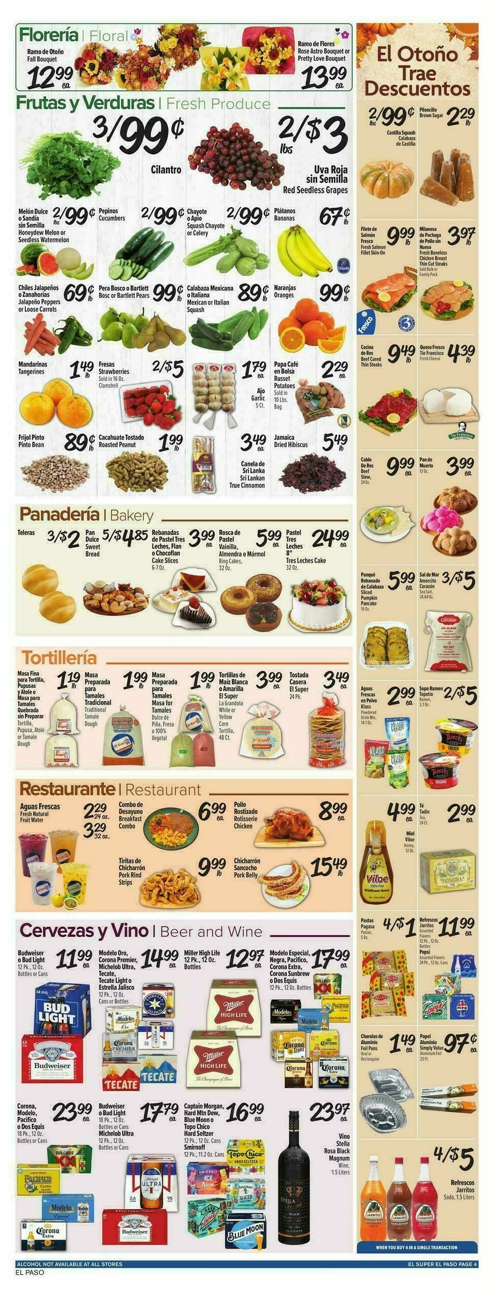El Super Markets Weekly Ad from September 24