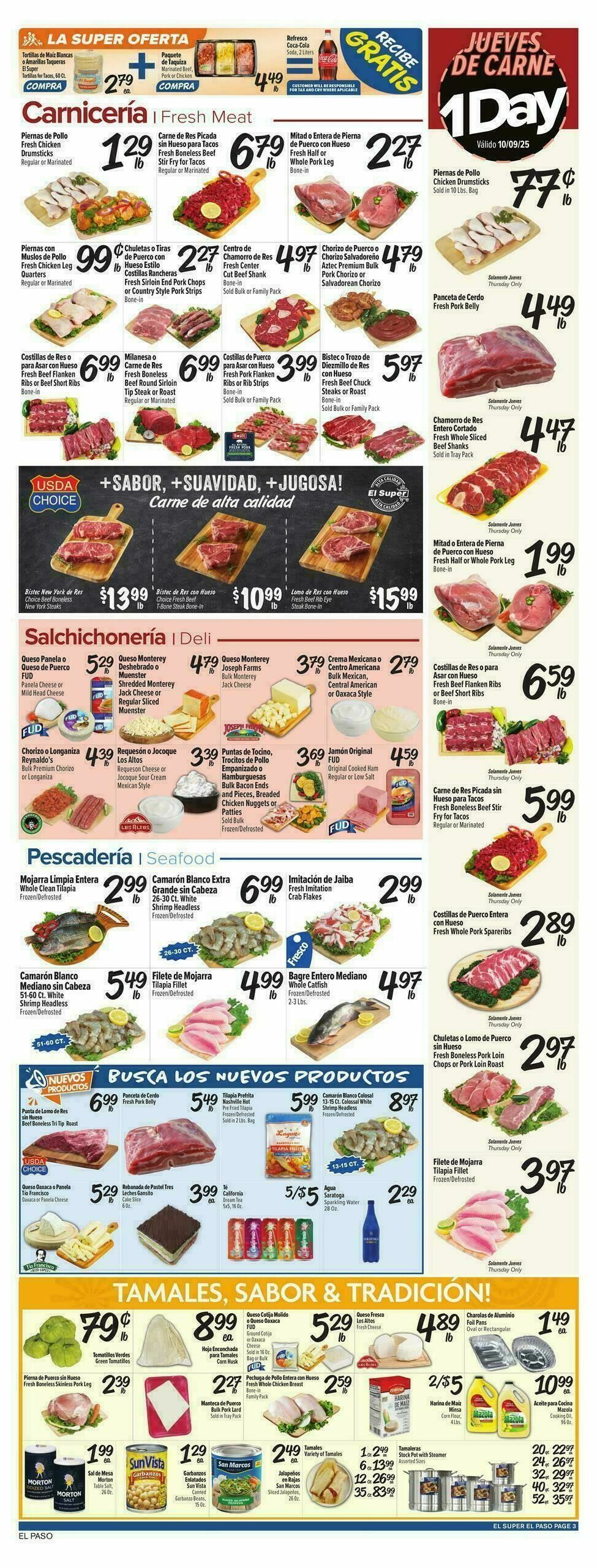 El Super Markets Weekly Ad from October 8