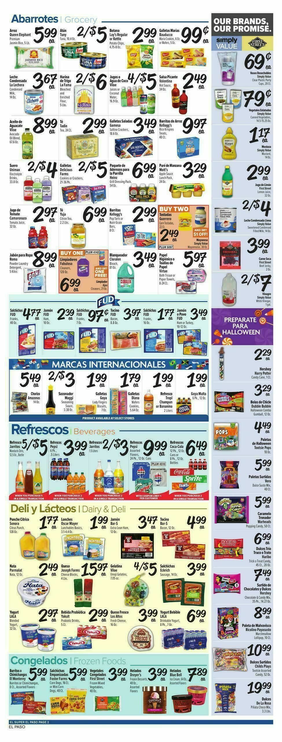 El Super Markets Weekly Ad from October 15