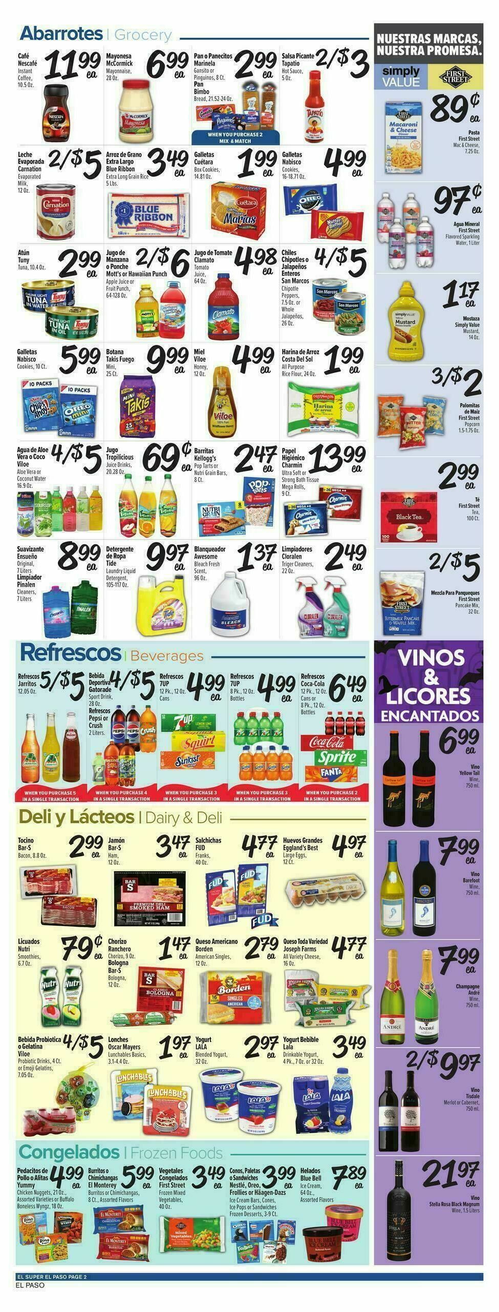 El Super Markets Weekly Ad from October 22