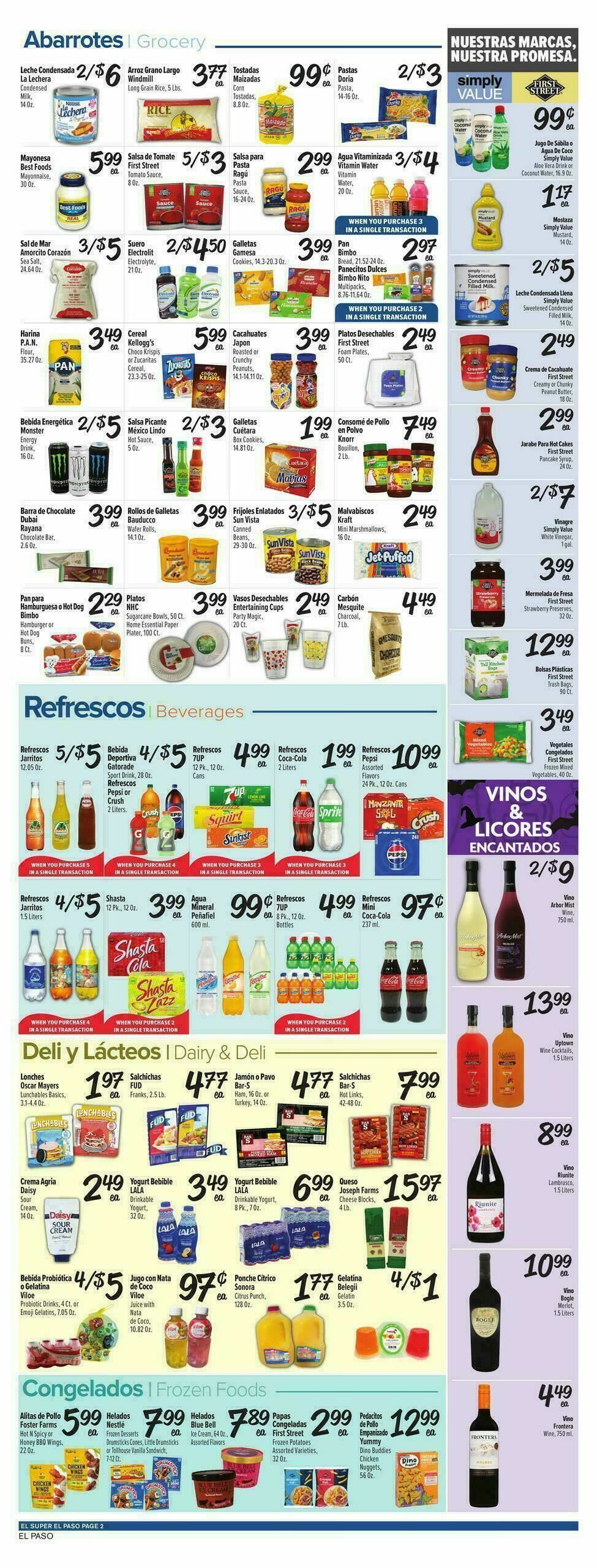 El Super Markets Weekly Ad from October 29