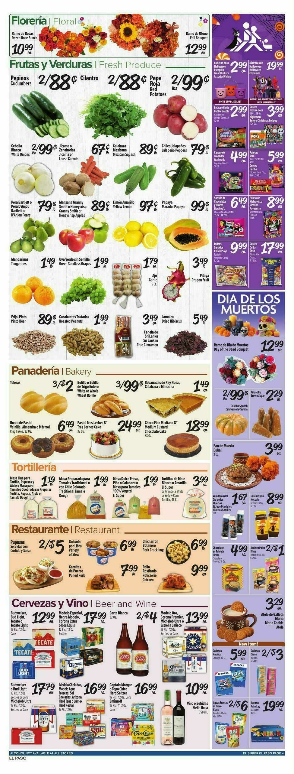 El Super Markets Weekly Ad from October 29