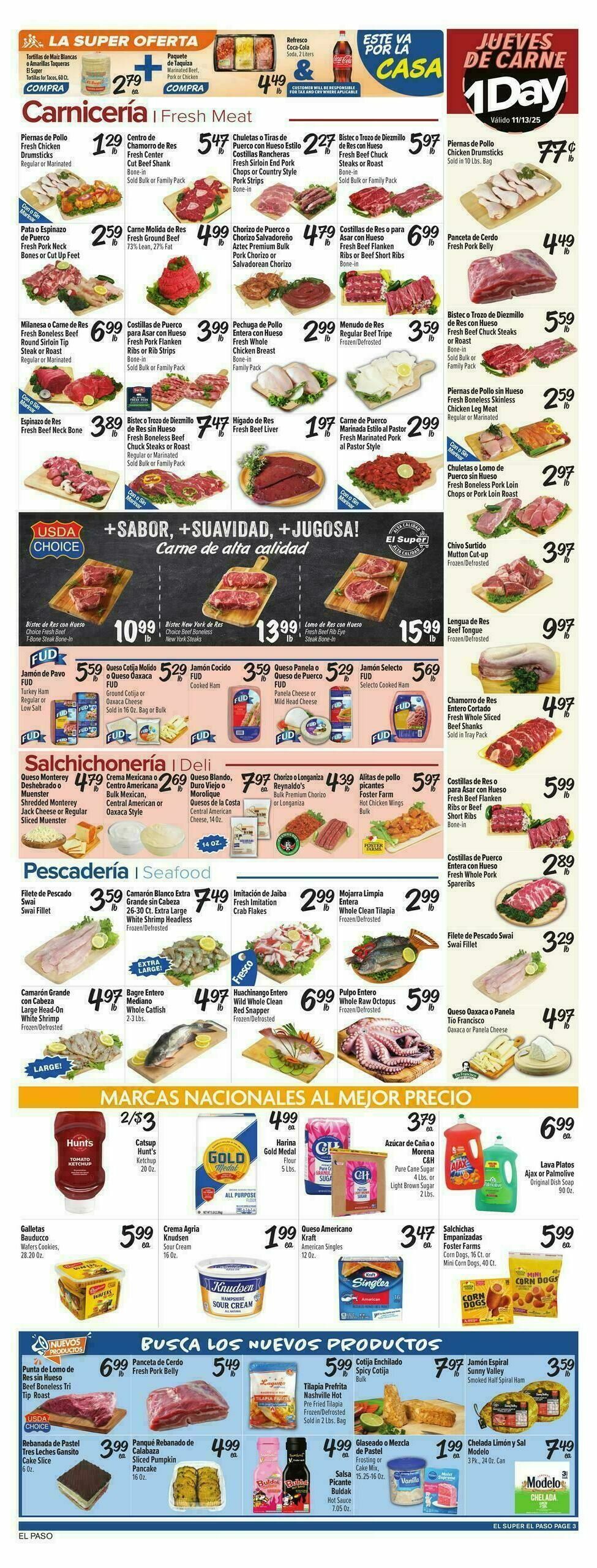 El Super Markets Weekly Ad from November 12