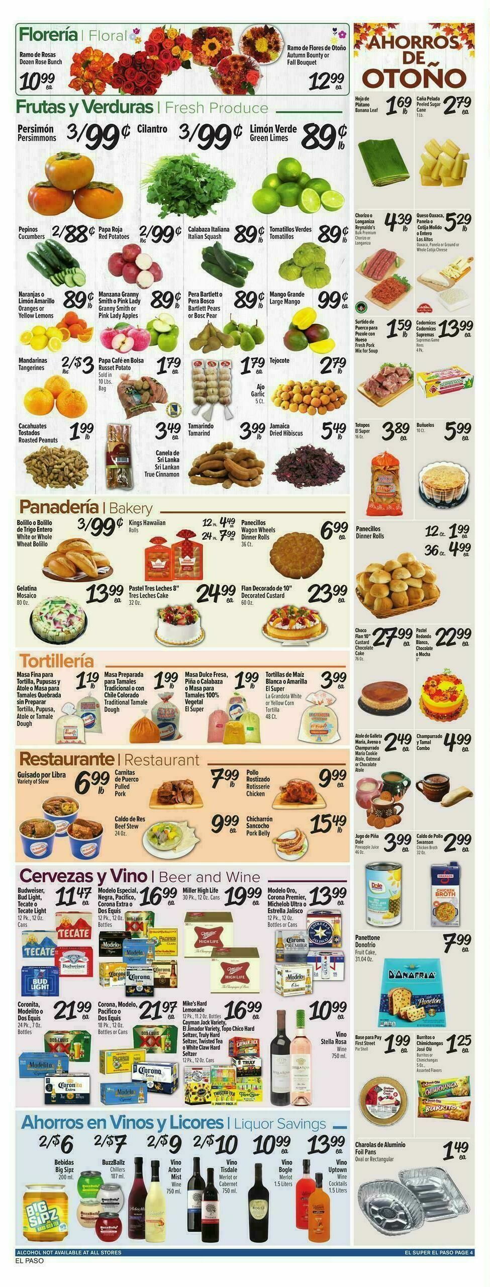 El Super Markets Weekly Ad from November 26
