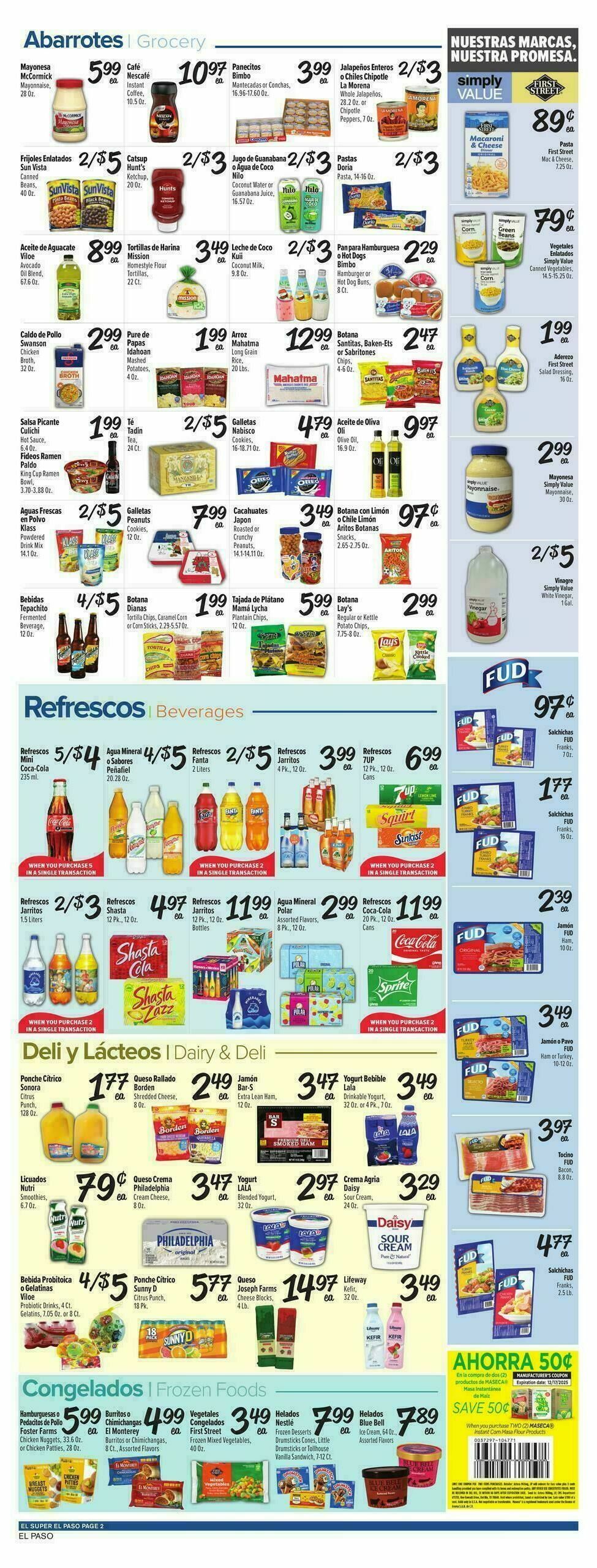 El Super Markets Weekly Ad from December 10