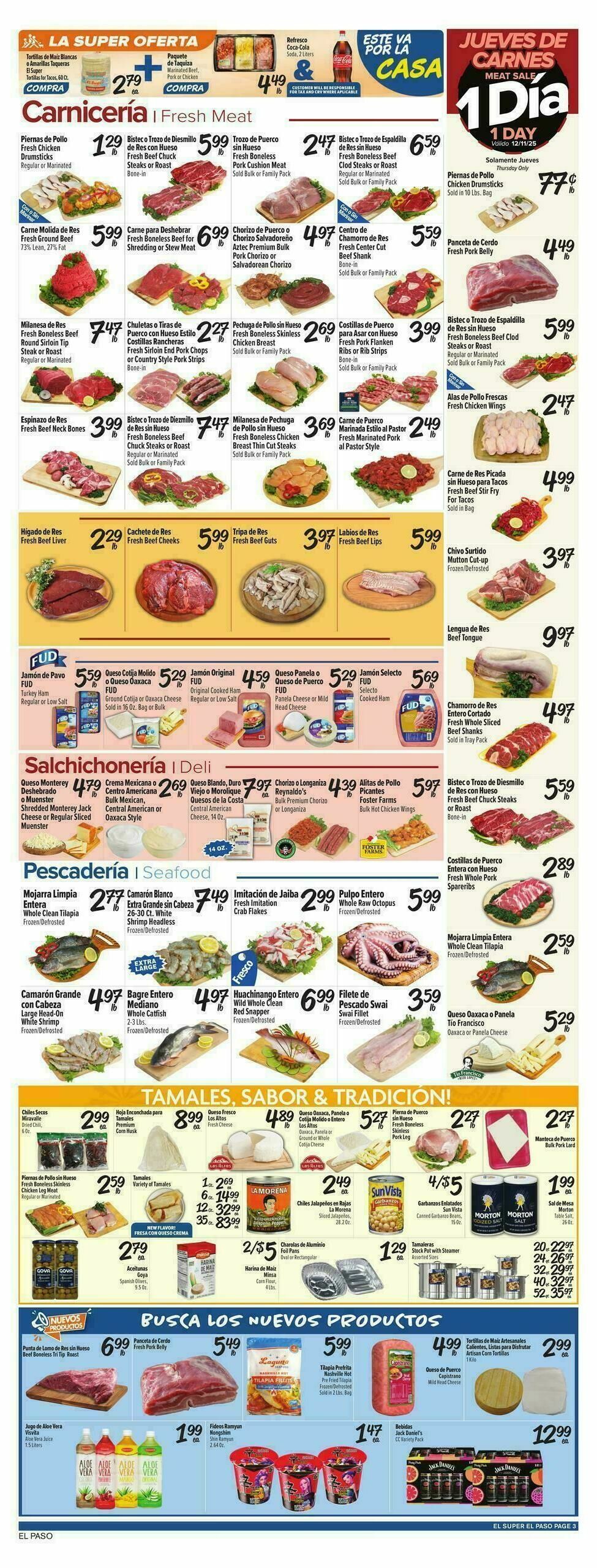 El Super Markets Weekly Ad from December 10