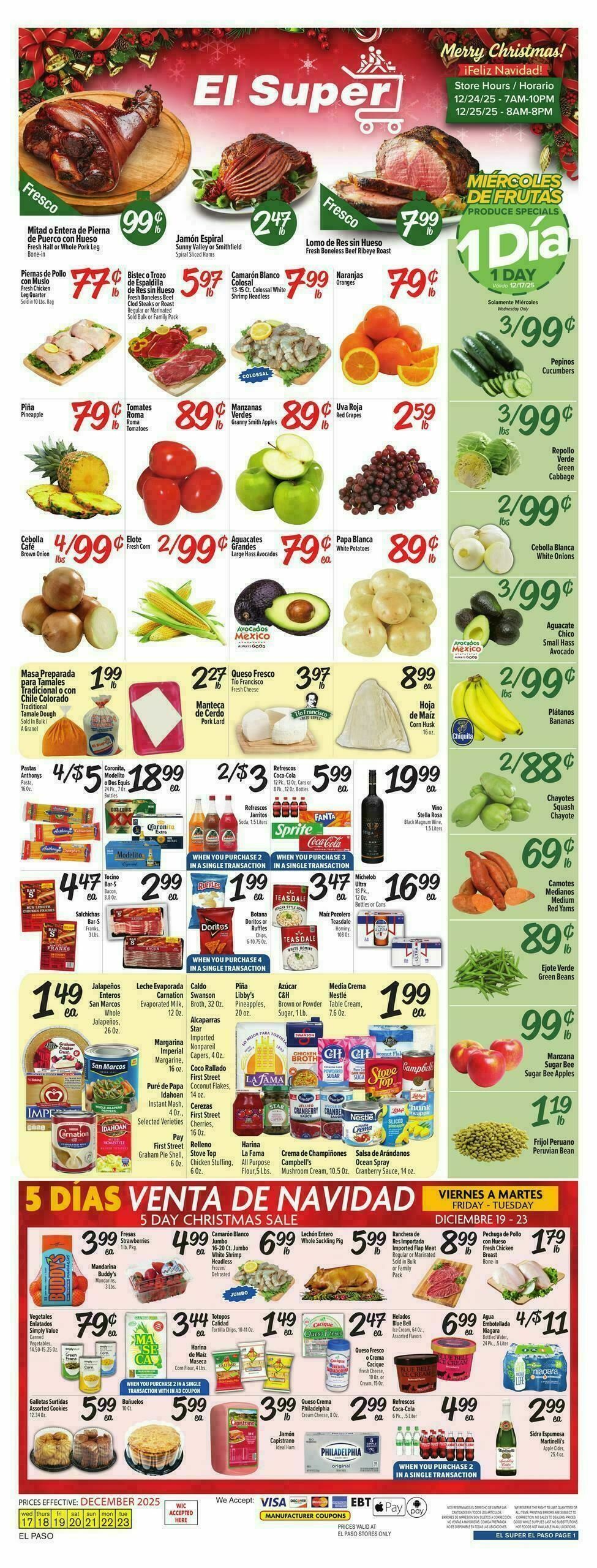 El Super Markets Weekly Ad from December 17