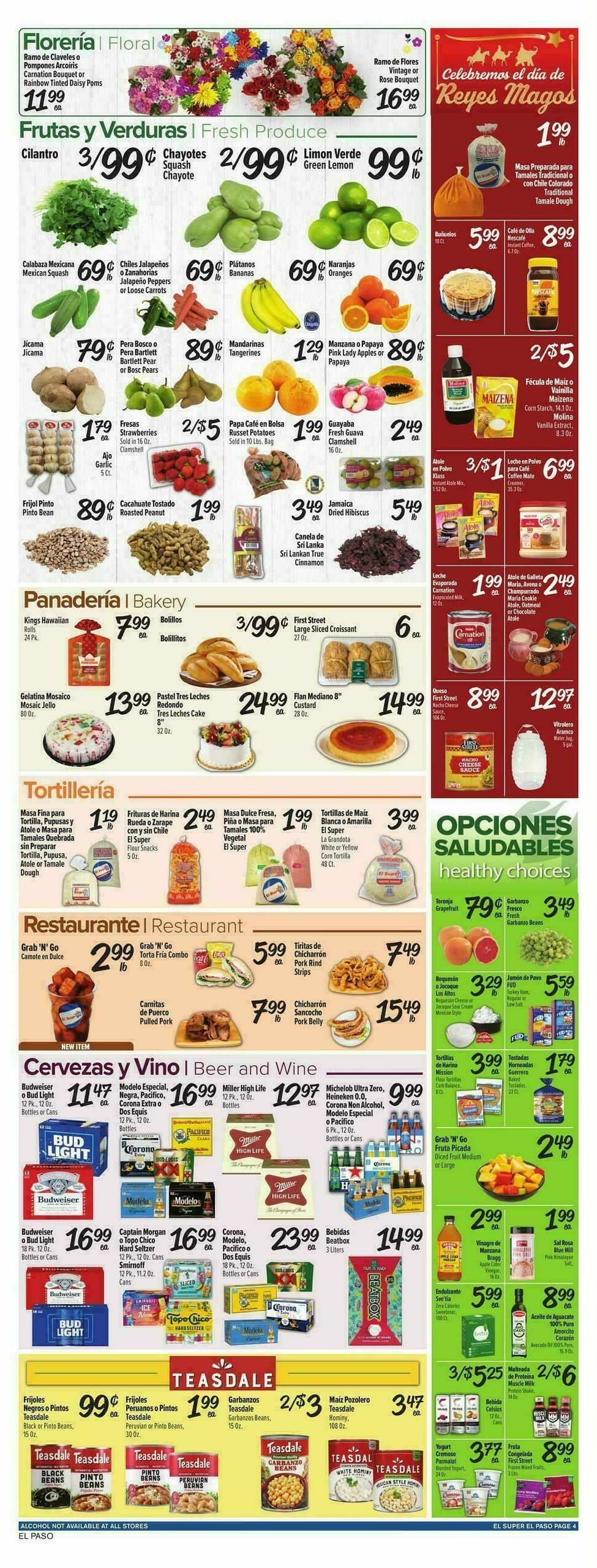 El Super Markets Weekly Ad from December 31