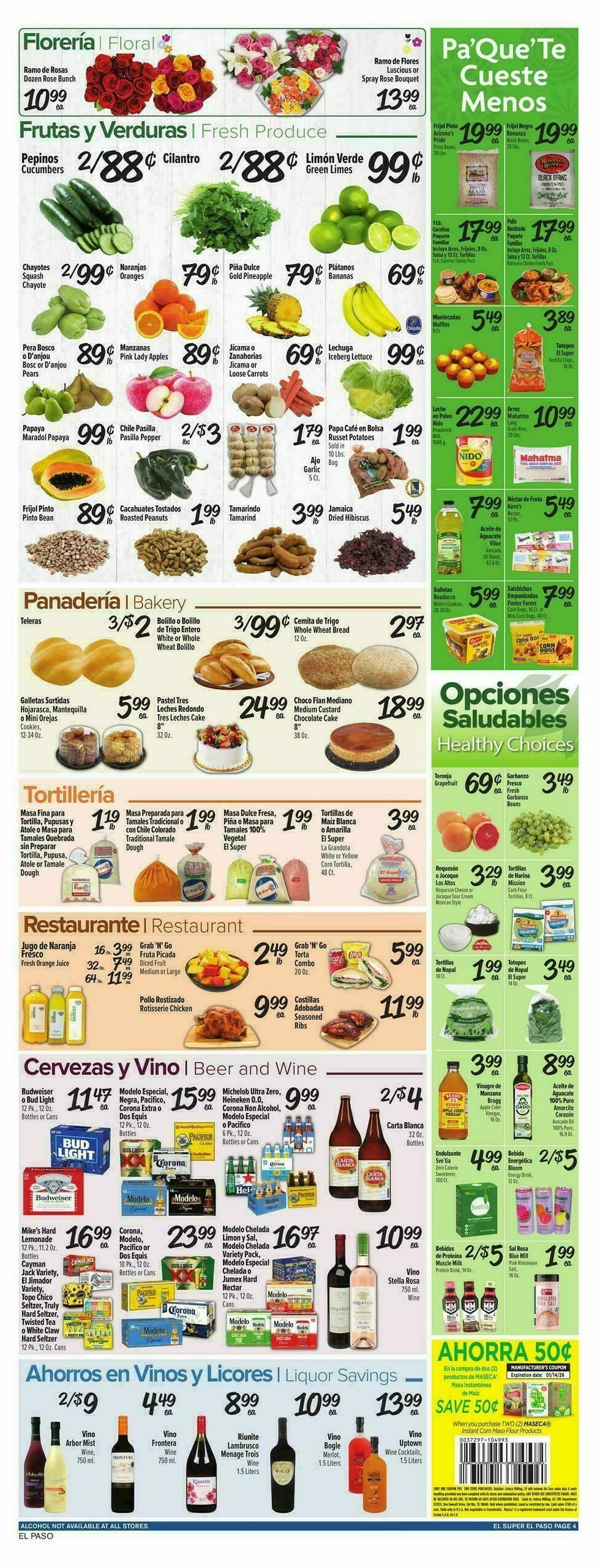 El Super Markets Weekly Ad from January 7