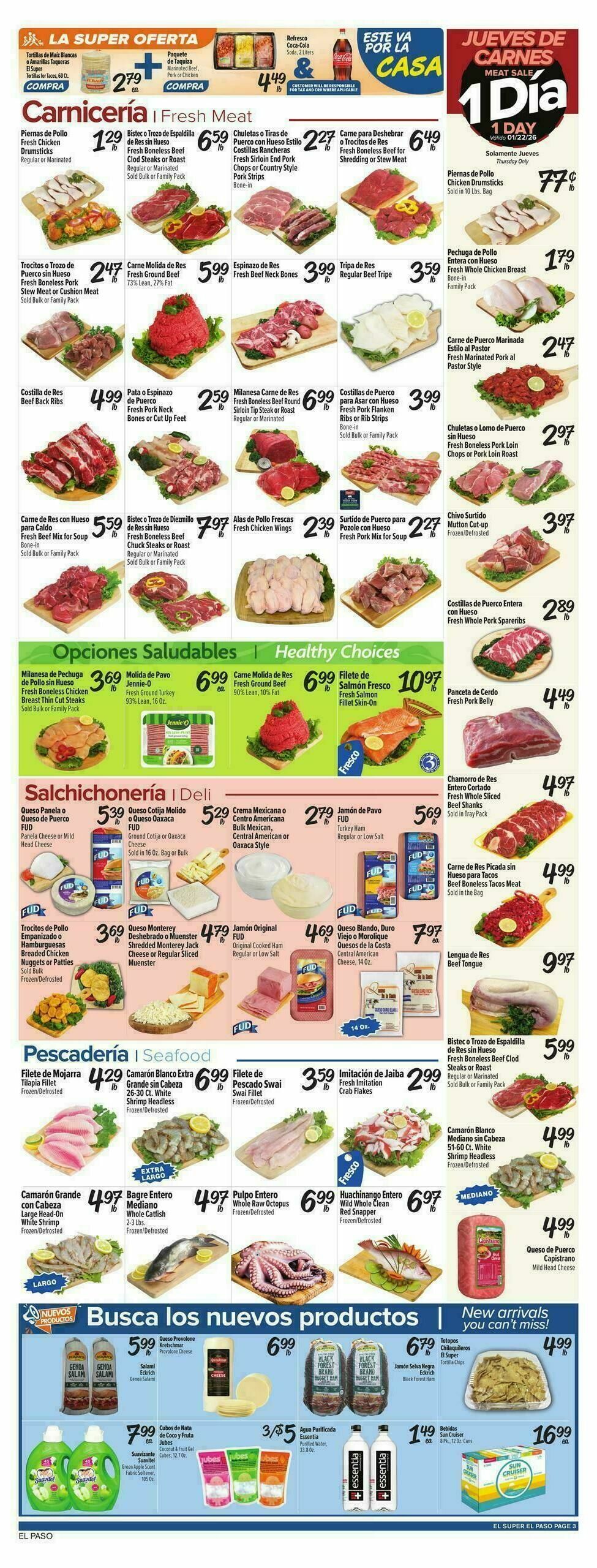 El Super Markets Weekly Ad from January 21