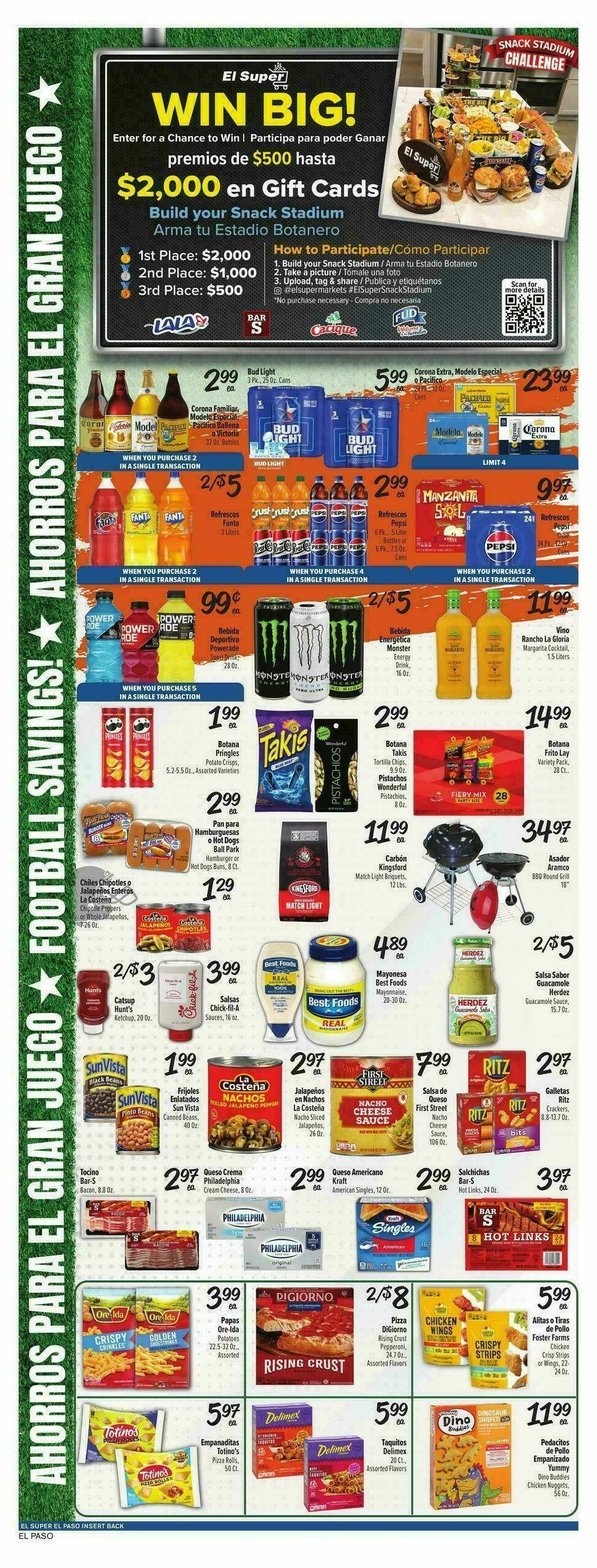 El Super Markets Weekly Ad from February 4