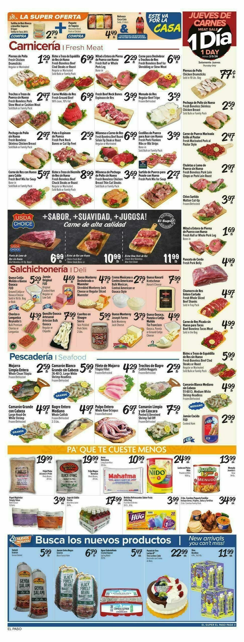 El Super Markets Weekly Ad from February 4