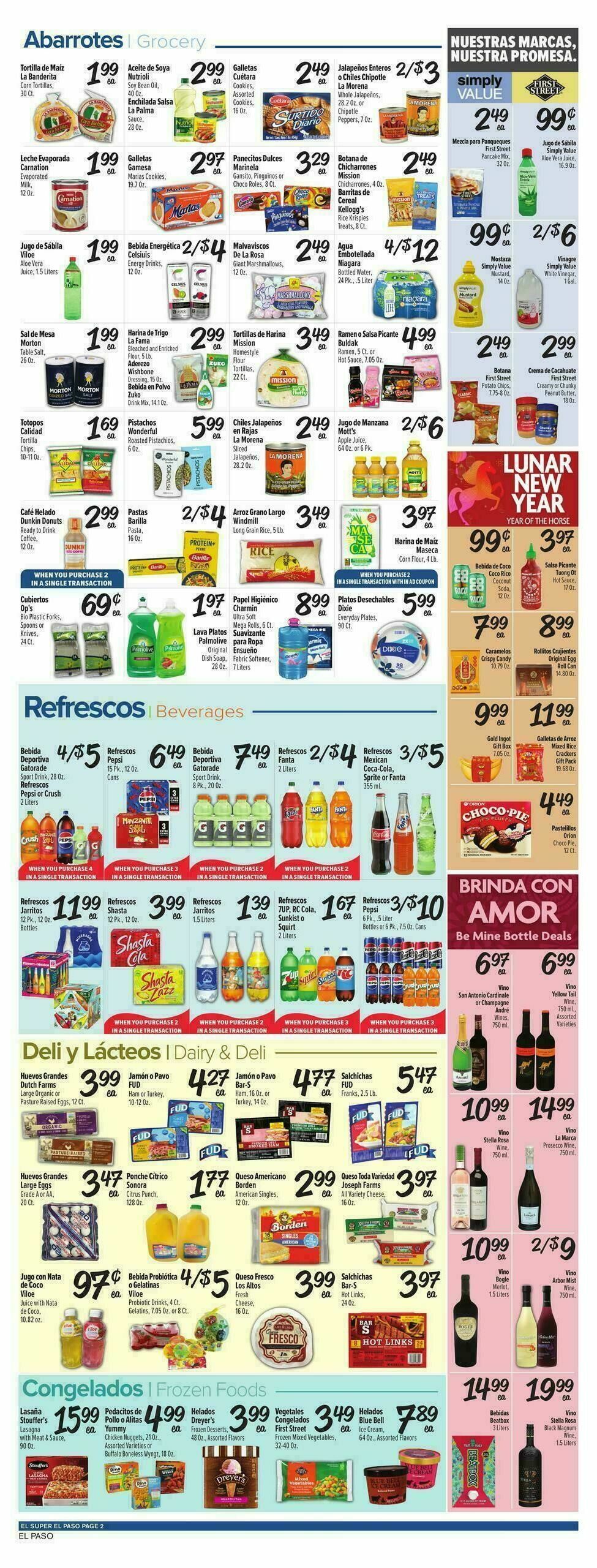 El Super Markets Weekly Ad from February 11