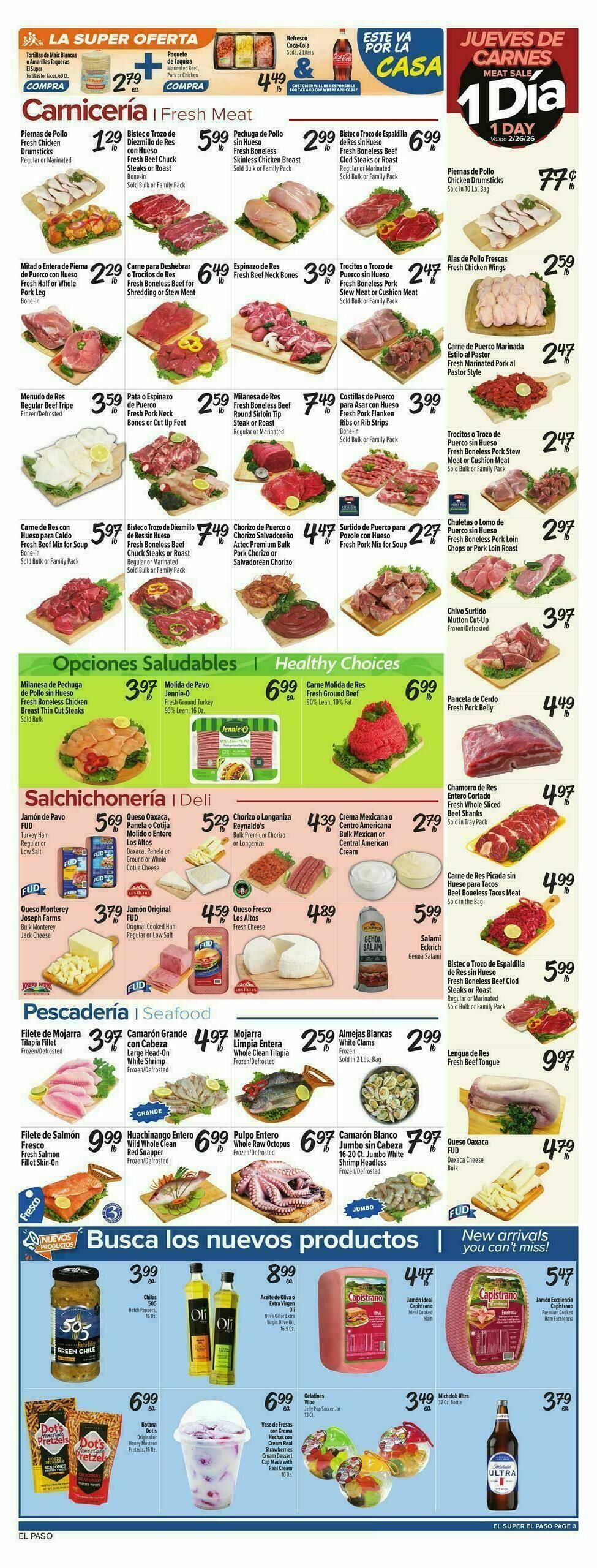 El Super Markets Weekly Ad from February 25