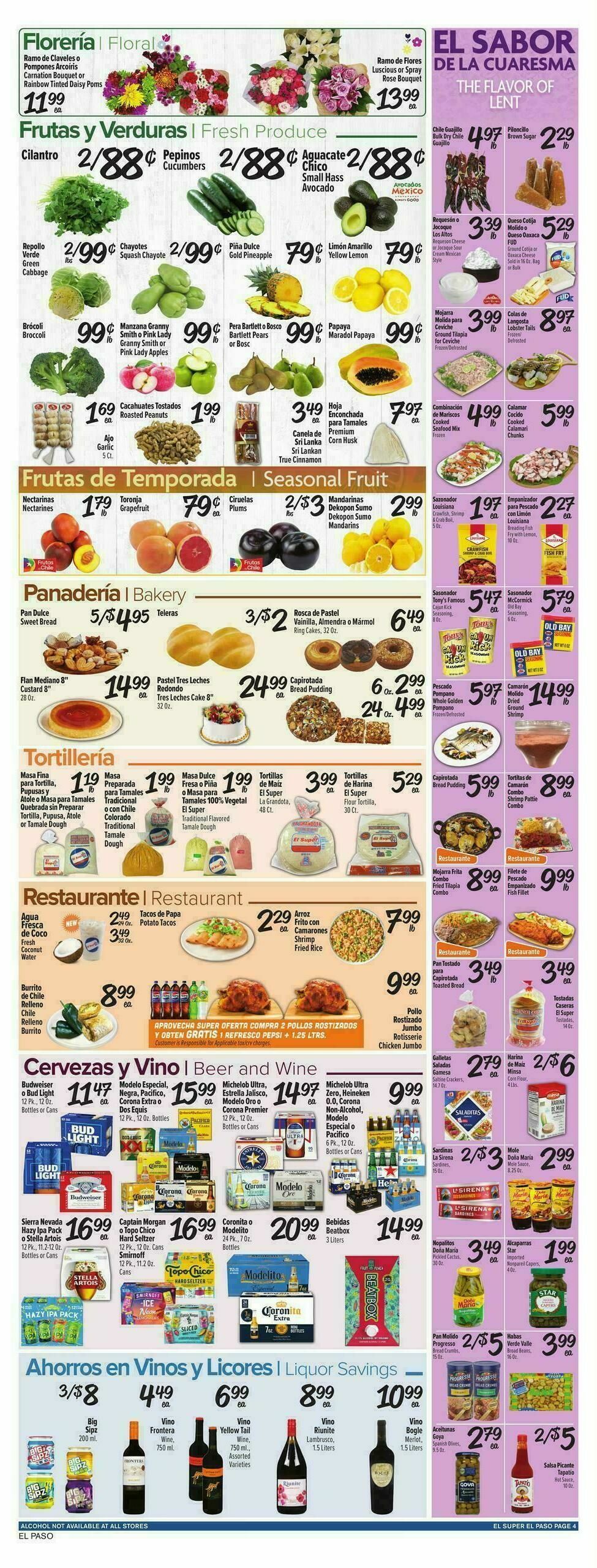 El Super Markets Weekly Ad from February 25