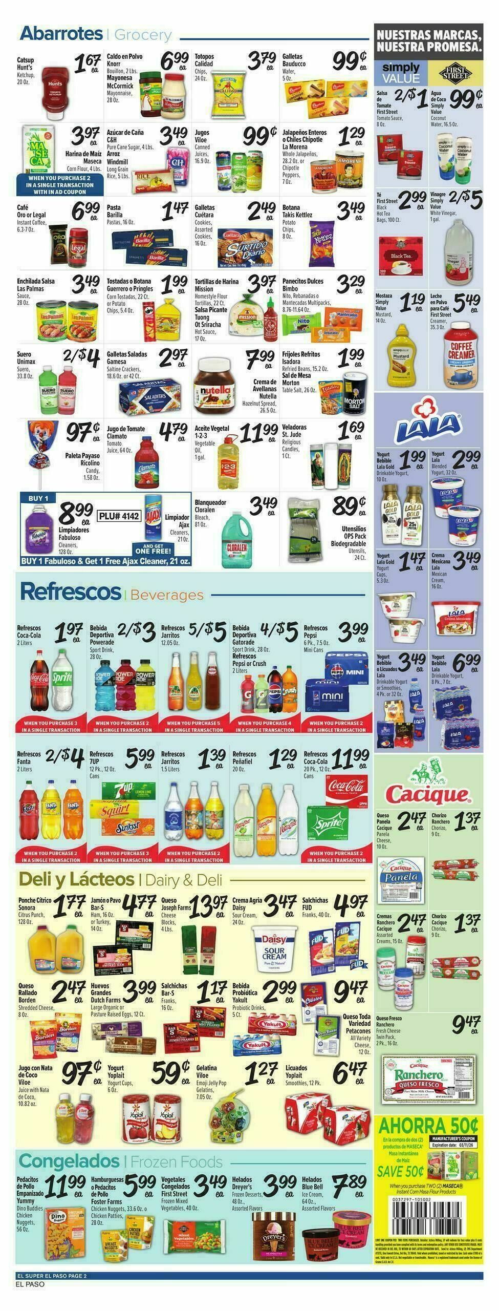 El Super Markets Weekly Ad from March 4
