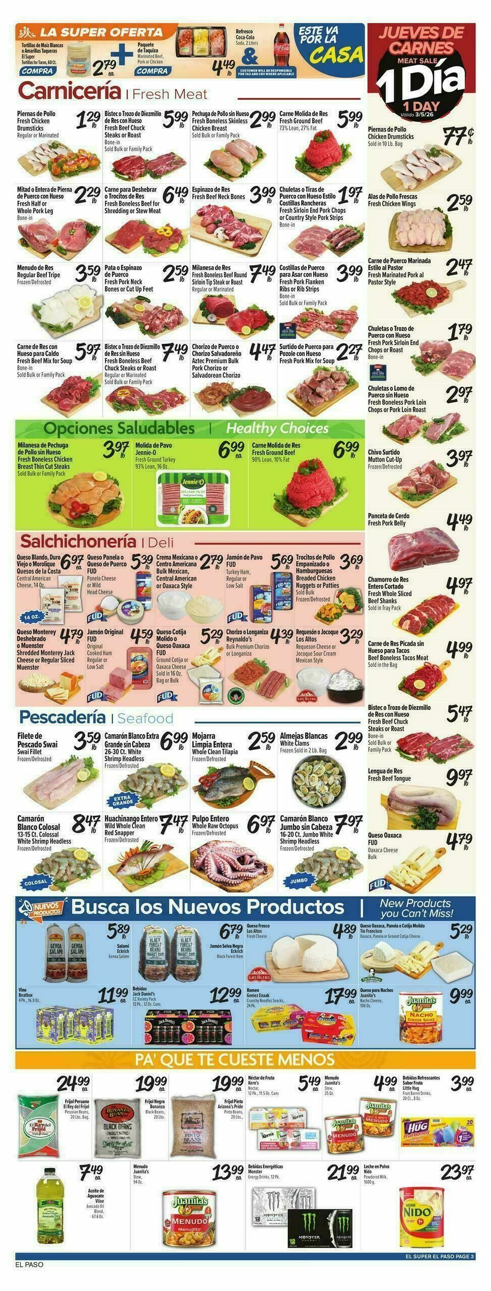 El Super Markets Weekly Ad from March 4