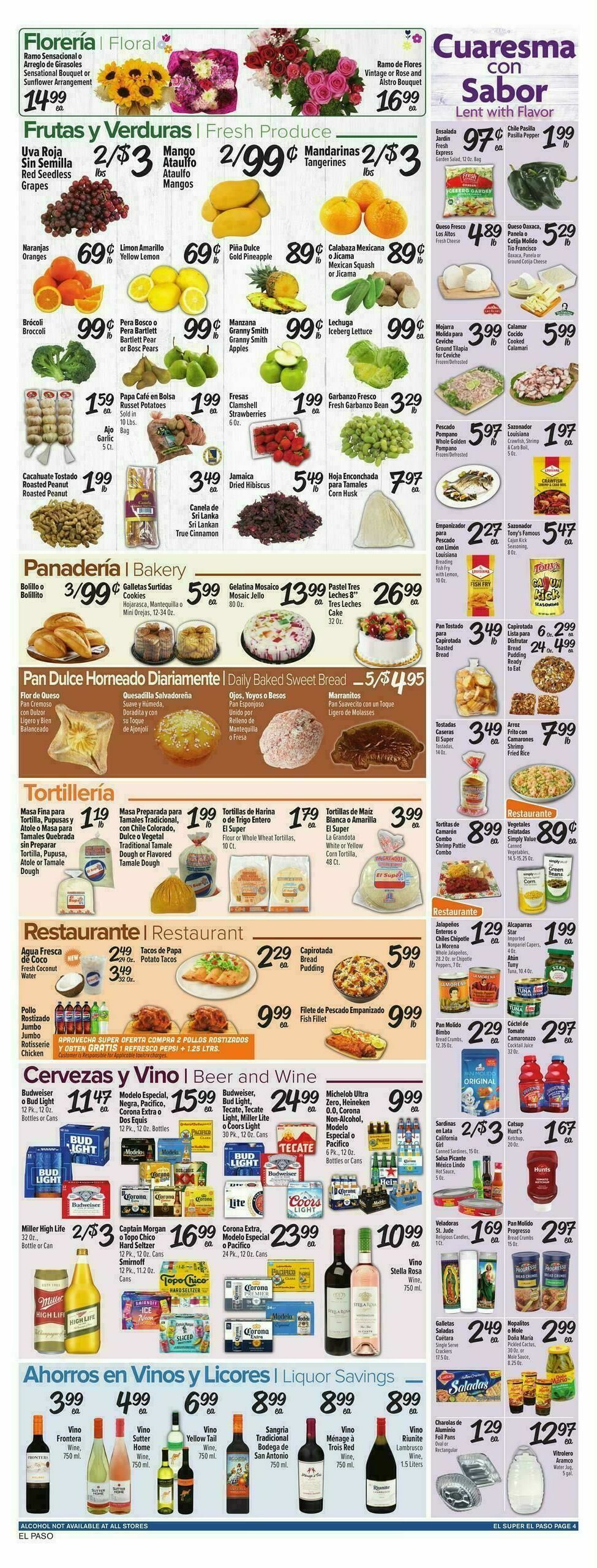 El Super Markets Weekly Ad from March 25