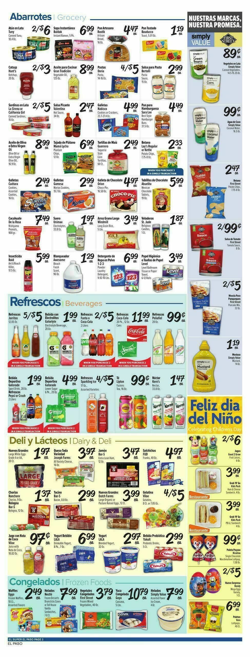 El Super Markets Weekly Ad from April 22