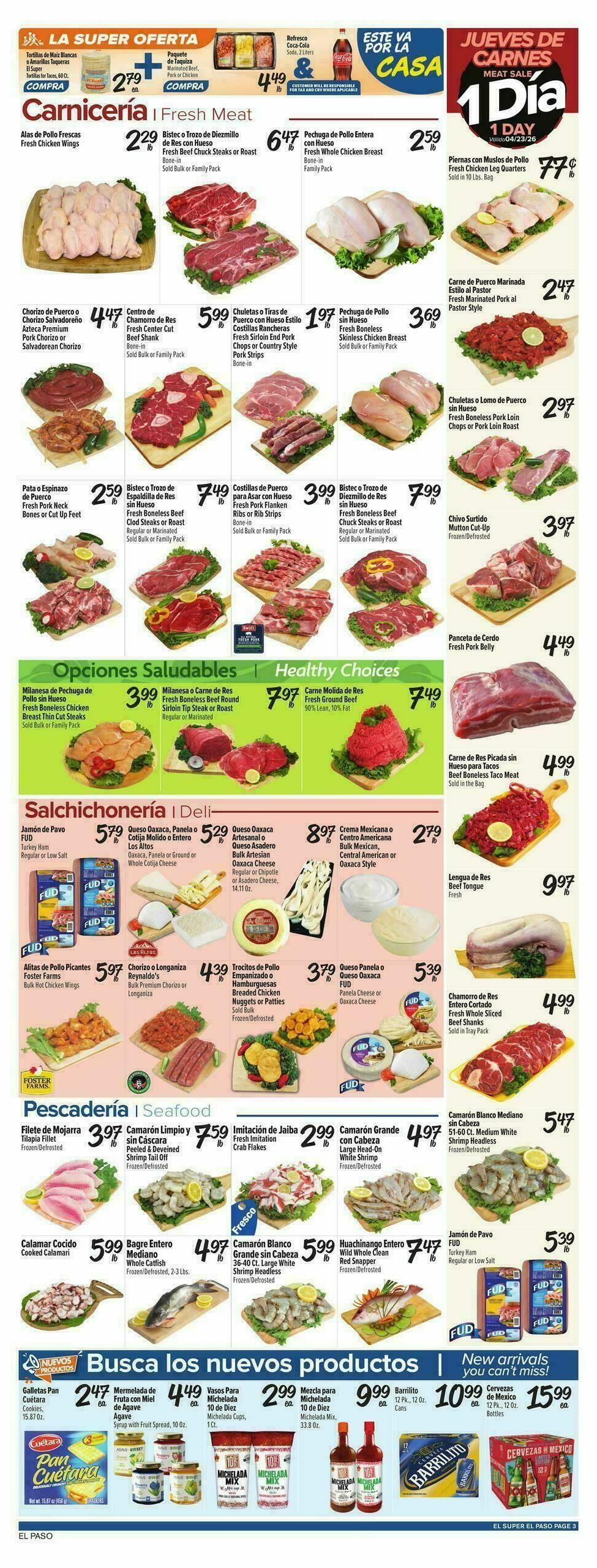 El Super Markets Weekly Ad from April 22