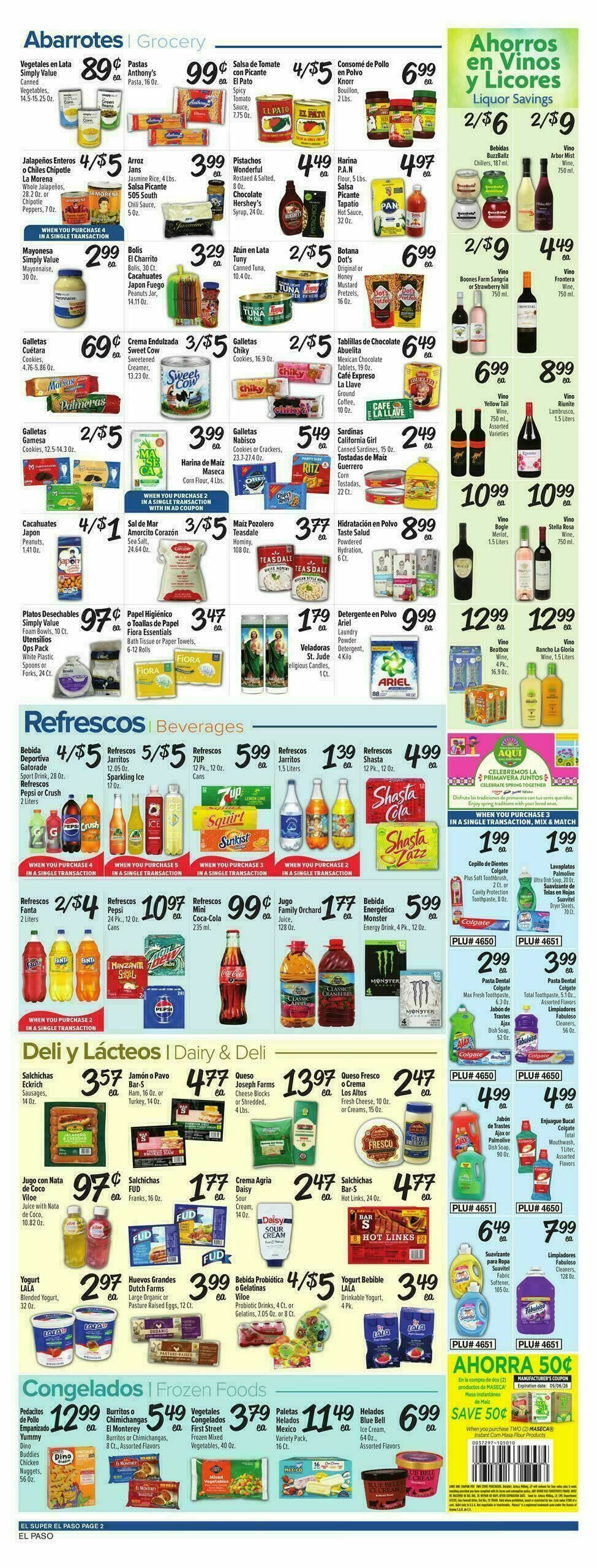 El Super Markets Weekly Ad from April 29
