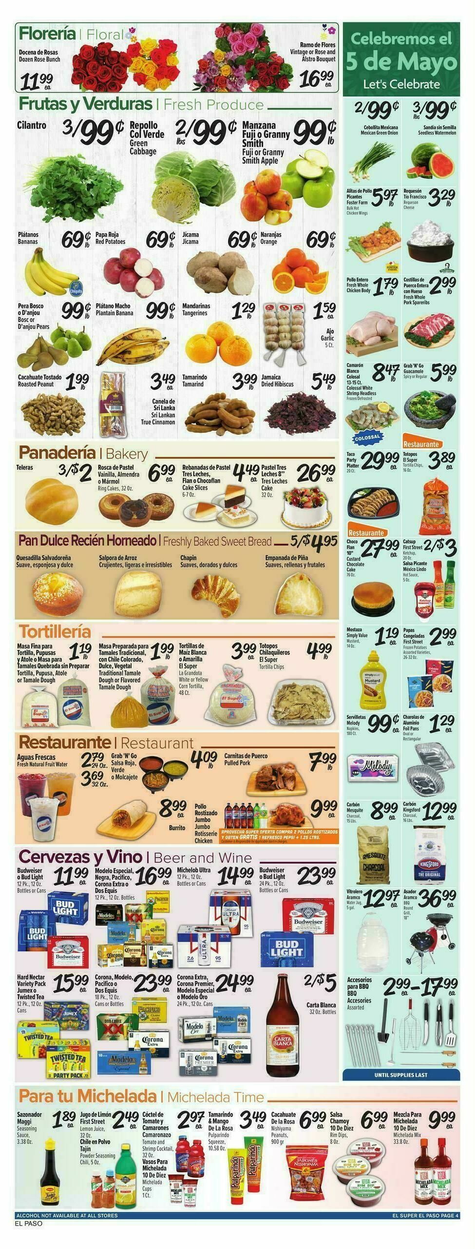 El Super Markets Weekly Ad from April 29