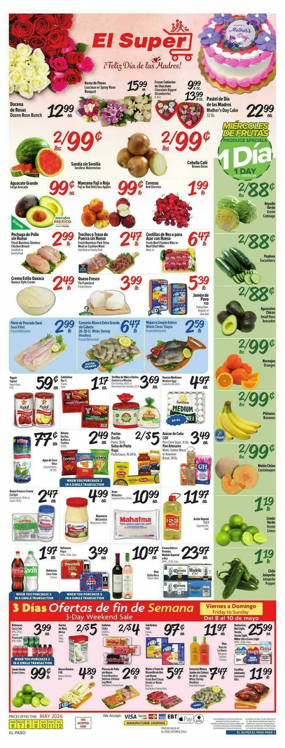 El Super Markets Weekly Ad from May 6