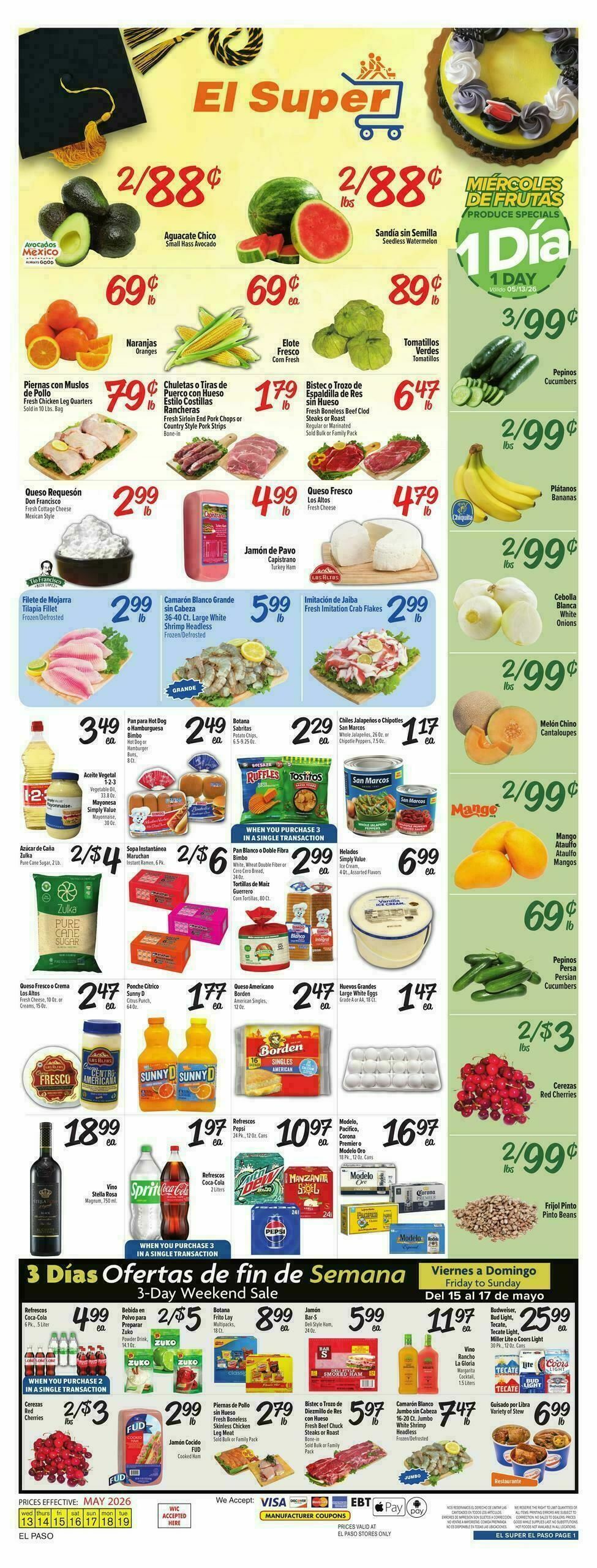 El Super Markets Weekly Ad from May 13