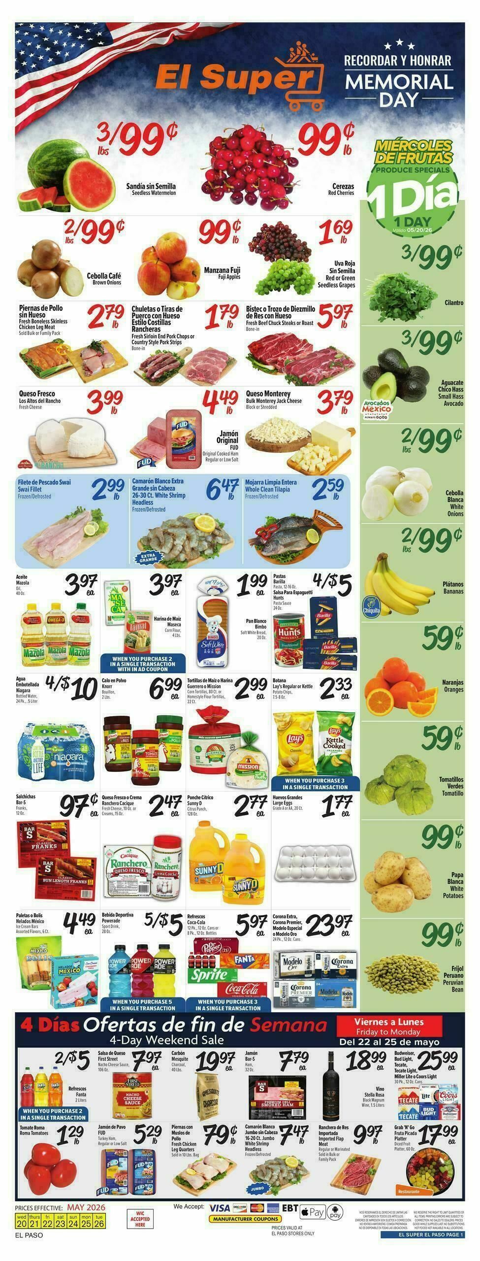 El Super Markets Weekly Ad from May 20