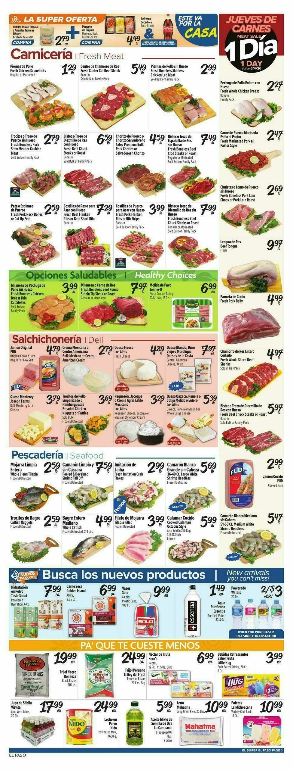 El Super Markets Weekly Ad from June 3