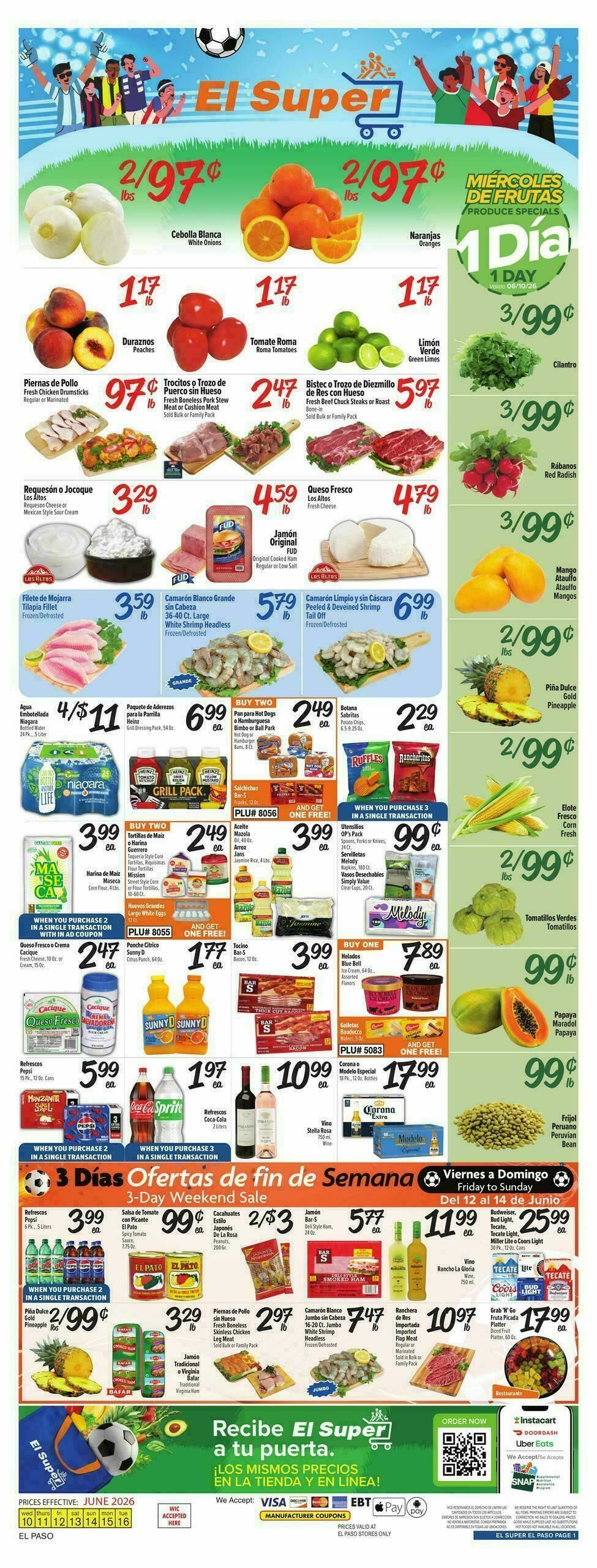 El Super Markets Weekly Ad from June 10