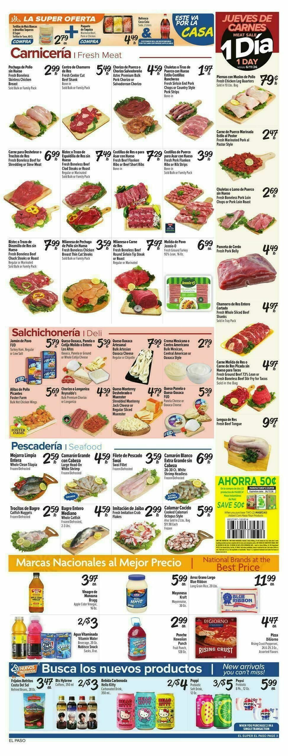 El Super Markets Weekly Ad from June 10