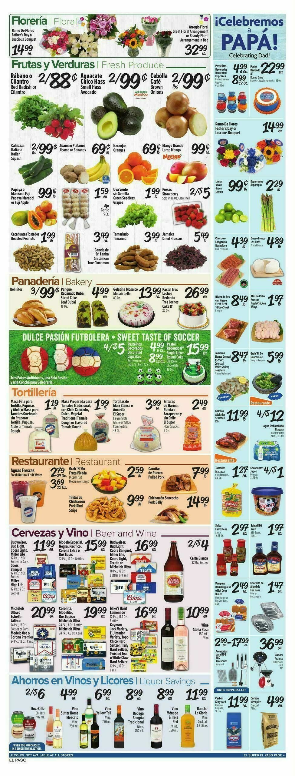 El Super Markets Weekly Ad from June 17