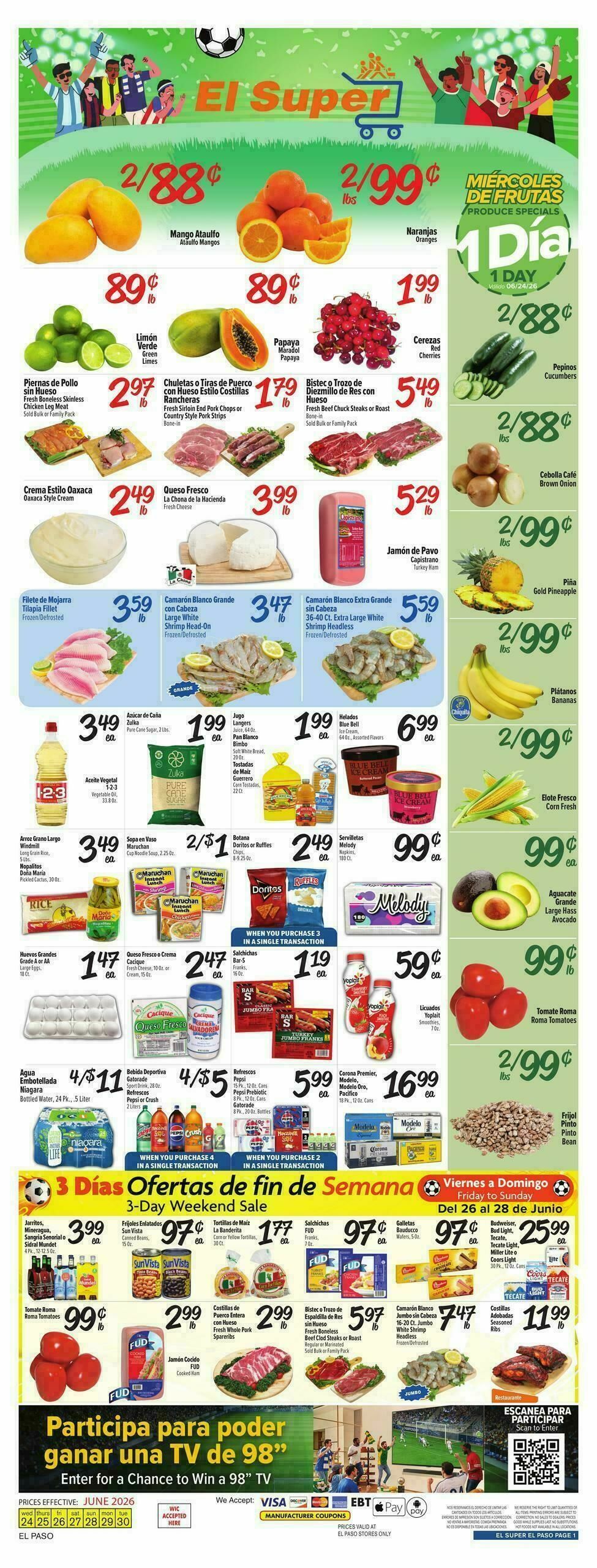 El Super Markets Weekly Ad from June 24