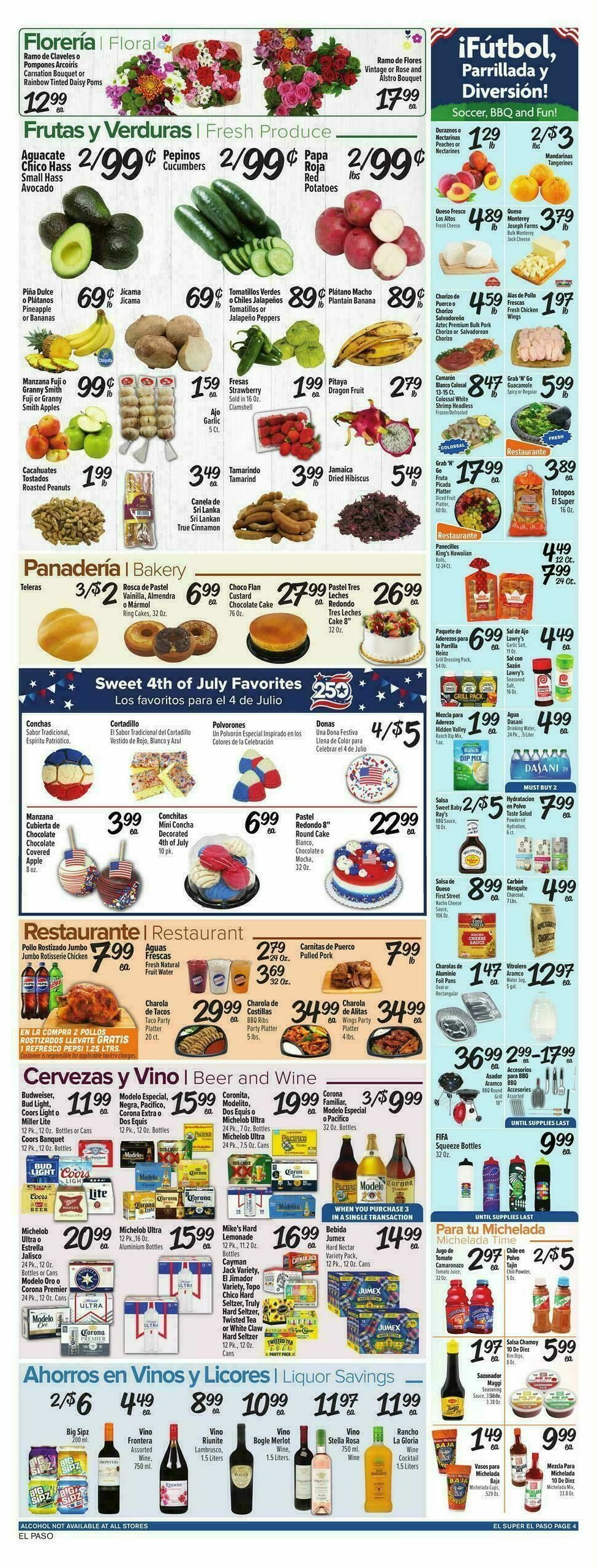 El Super Markets Weekly Ad from June 24