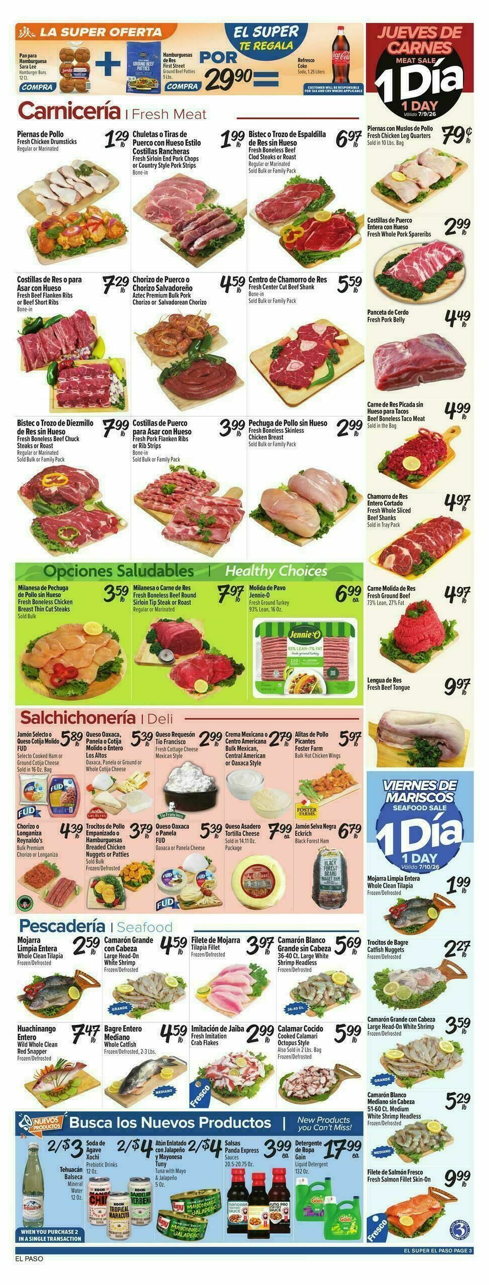 El Super Markets Weekly Ad from July 8