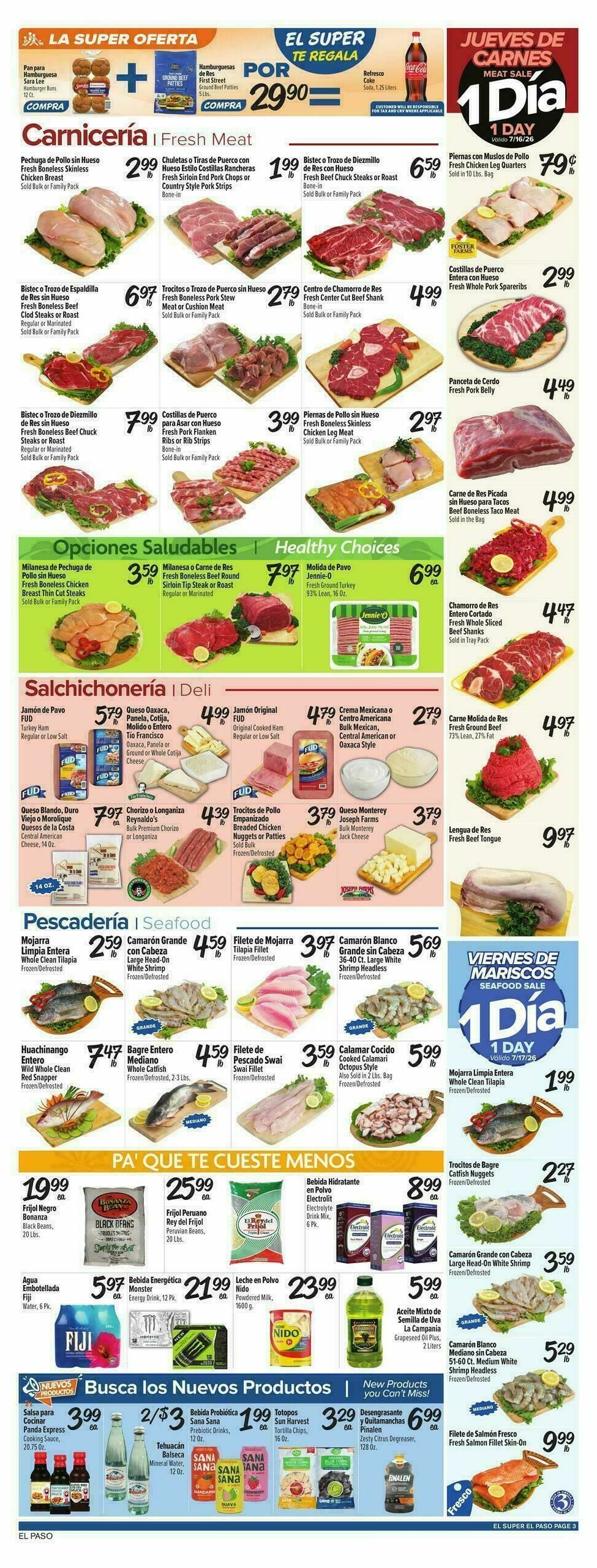 El Super Markets Weekly Ad from July 15
