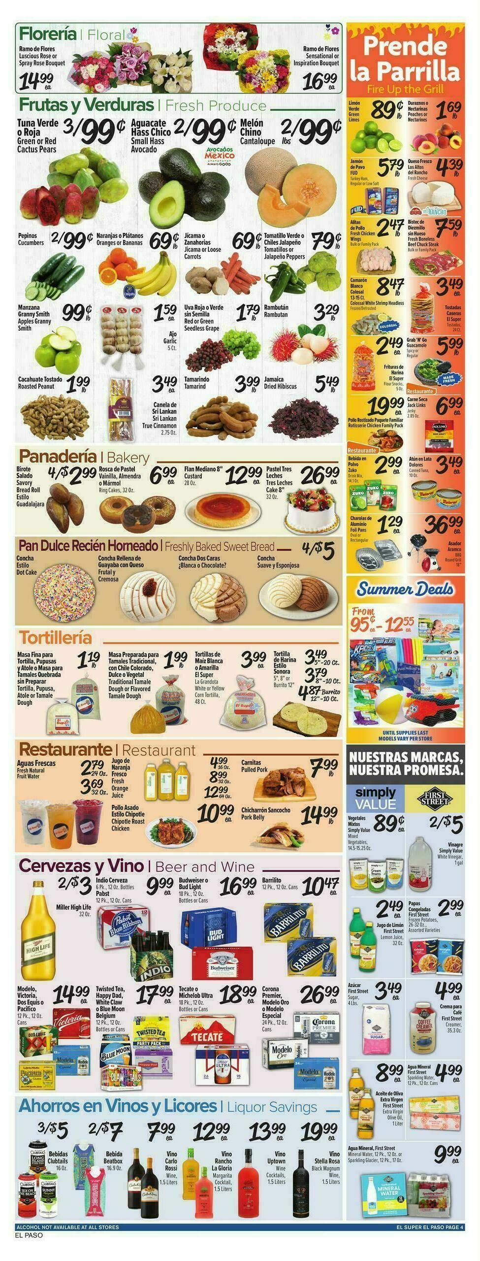 El Super Markets Weekly Ad from August 5