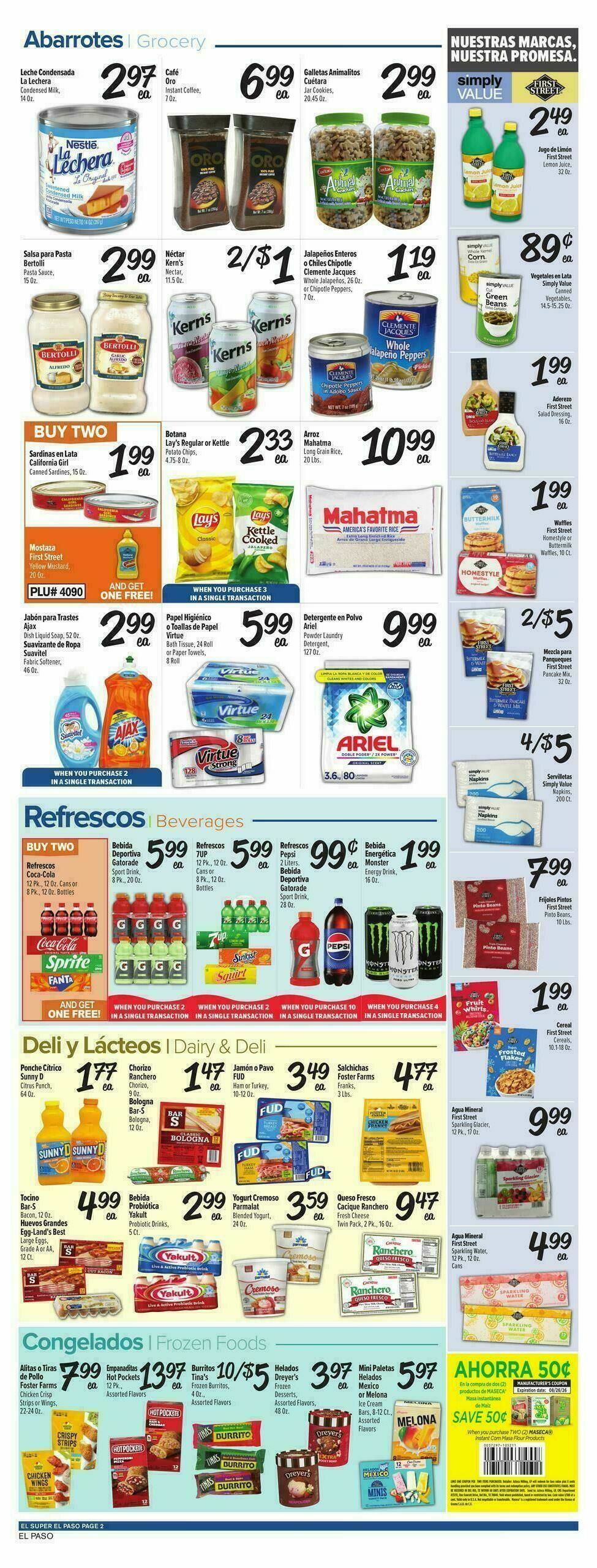 El Super Markets Weekly Ad from August 19