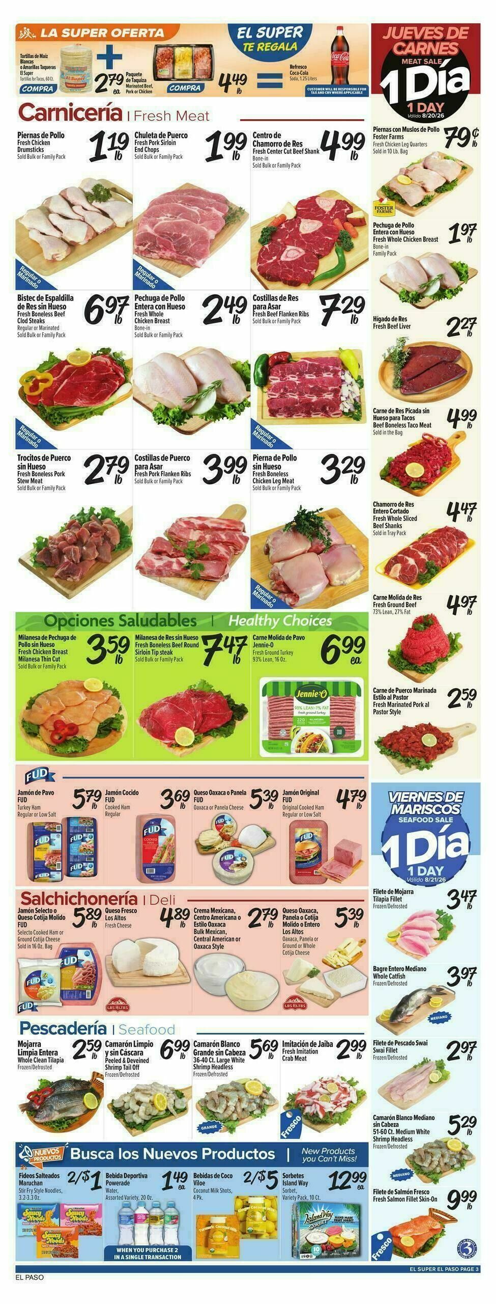 El Super Markets Weekly Ad from August 19