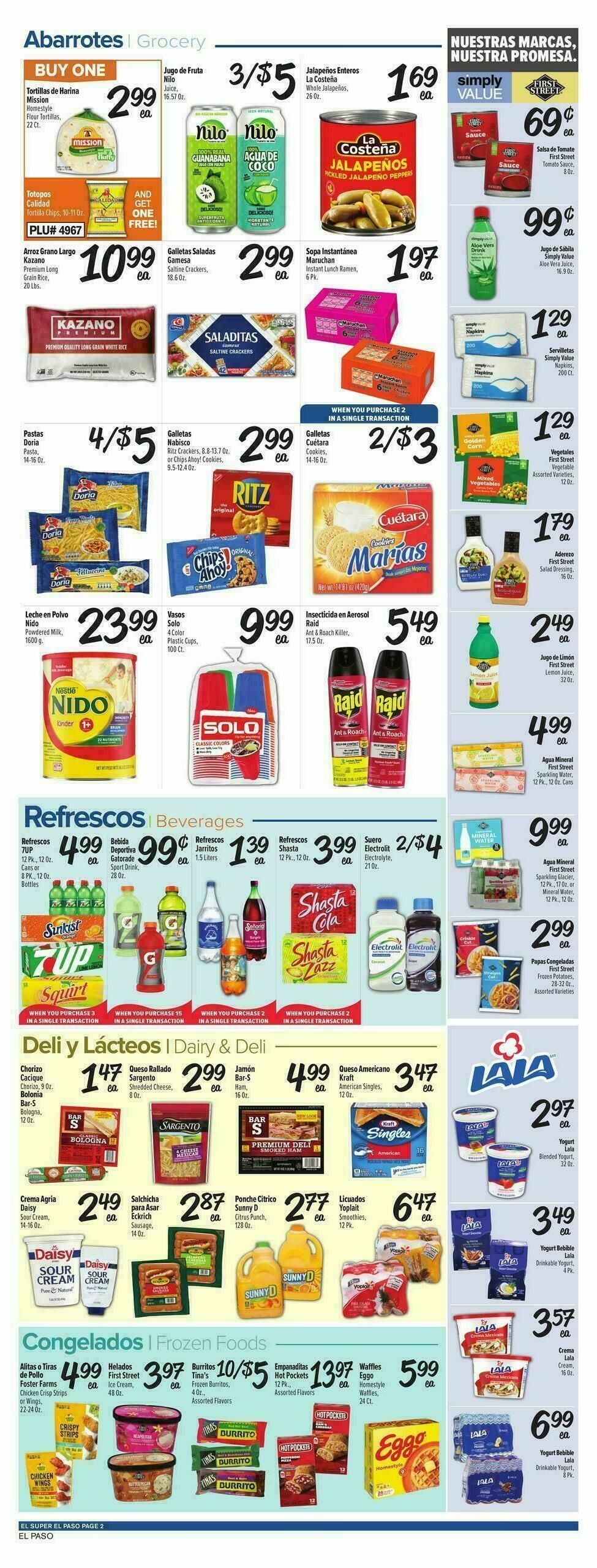 El Super Markets Weekly Ad from September 2