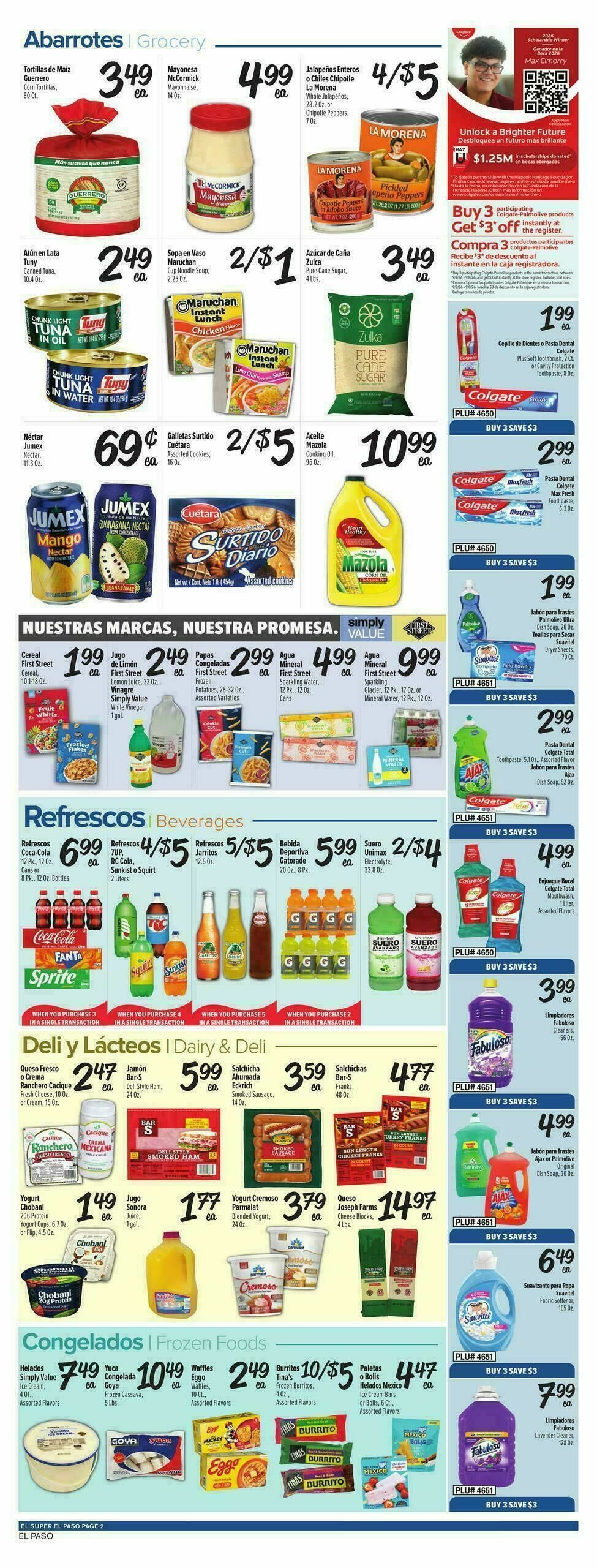 El Super Markets Weekly Ad from September 16