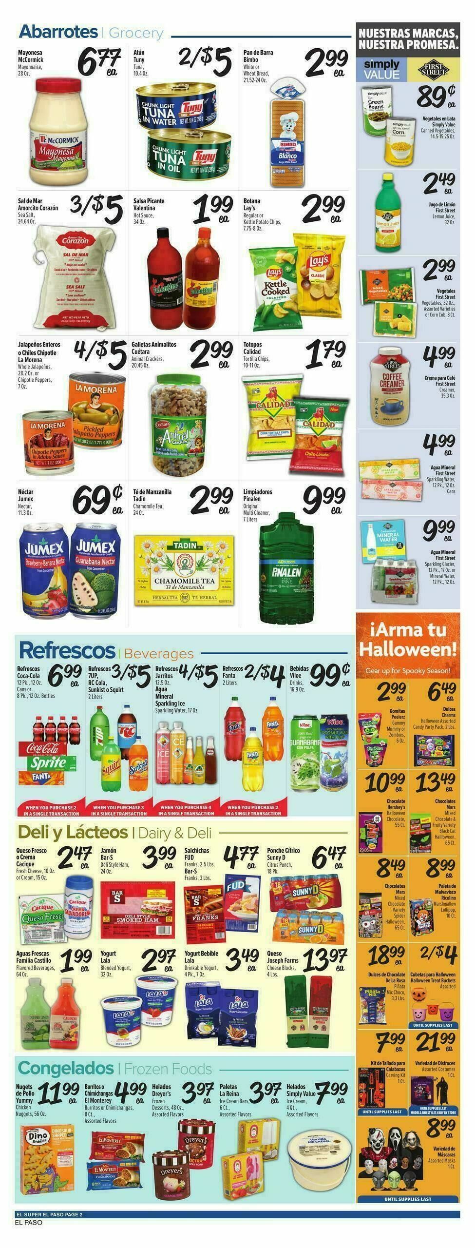 El Super Markets Weekly Ad from October 14