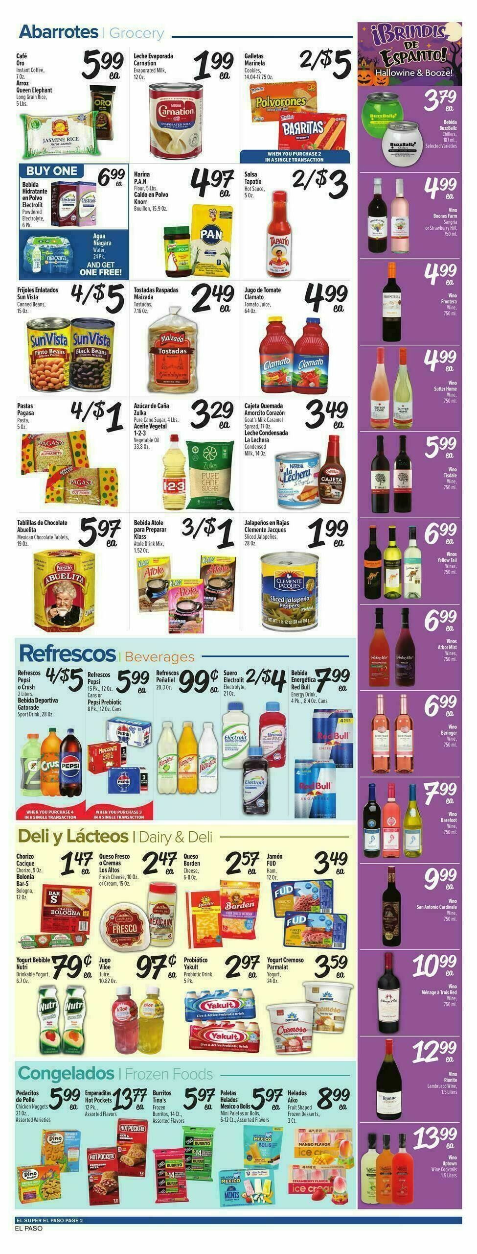 El Super Markets Weekly Ad from October 21