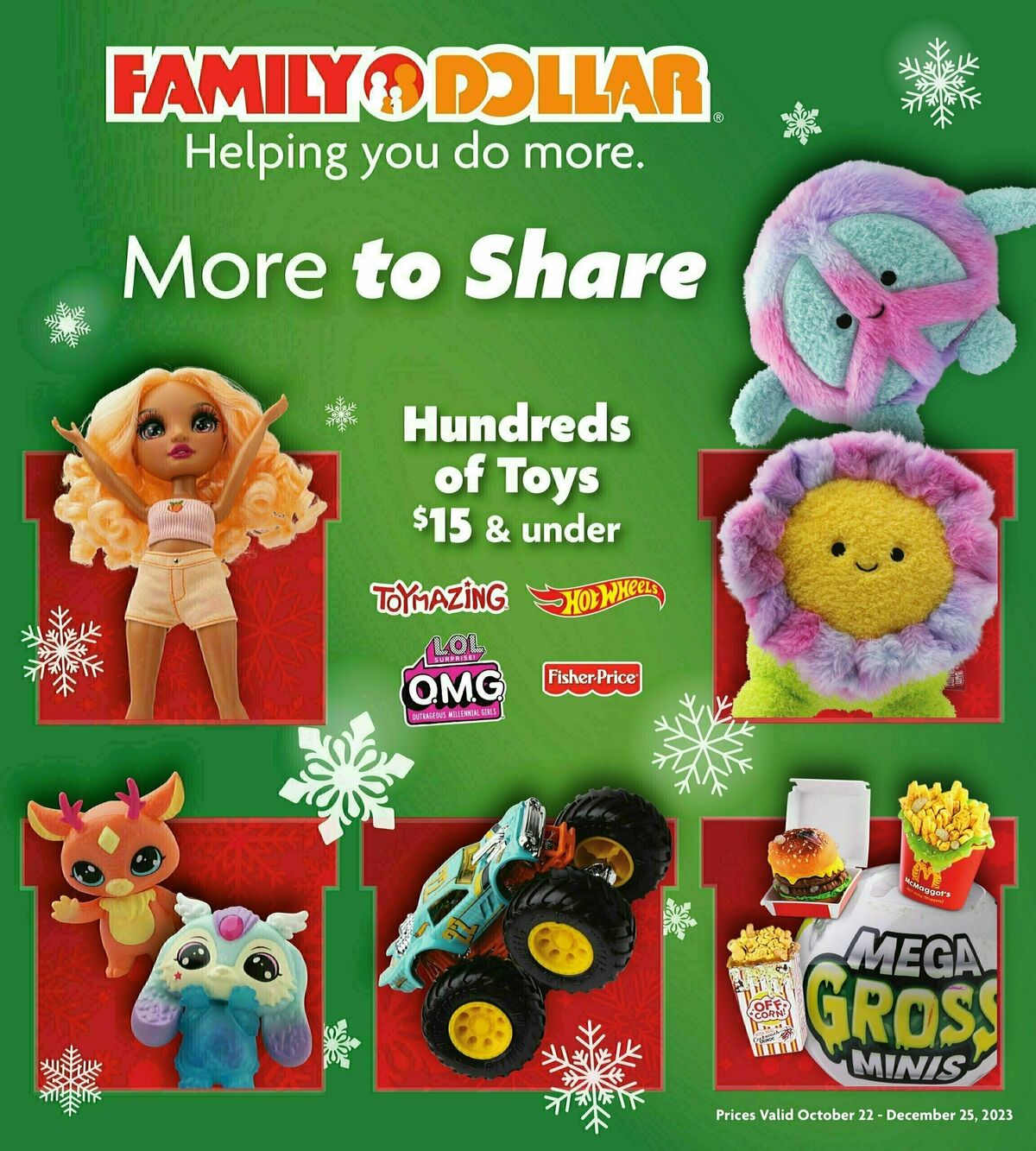 Family Dollar Holiday Toy Guide Weekly Ad from October 22