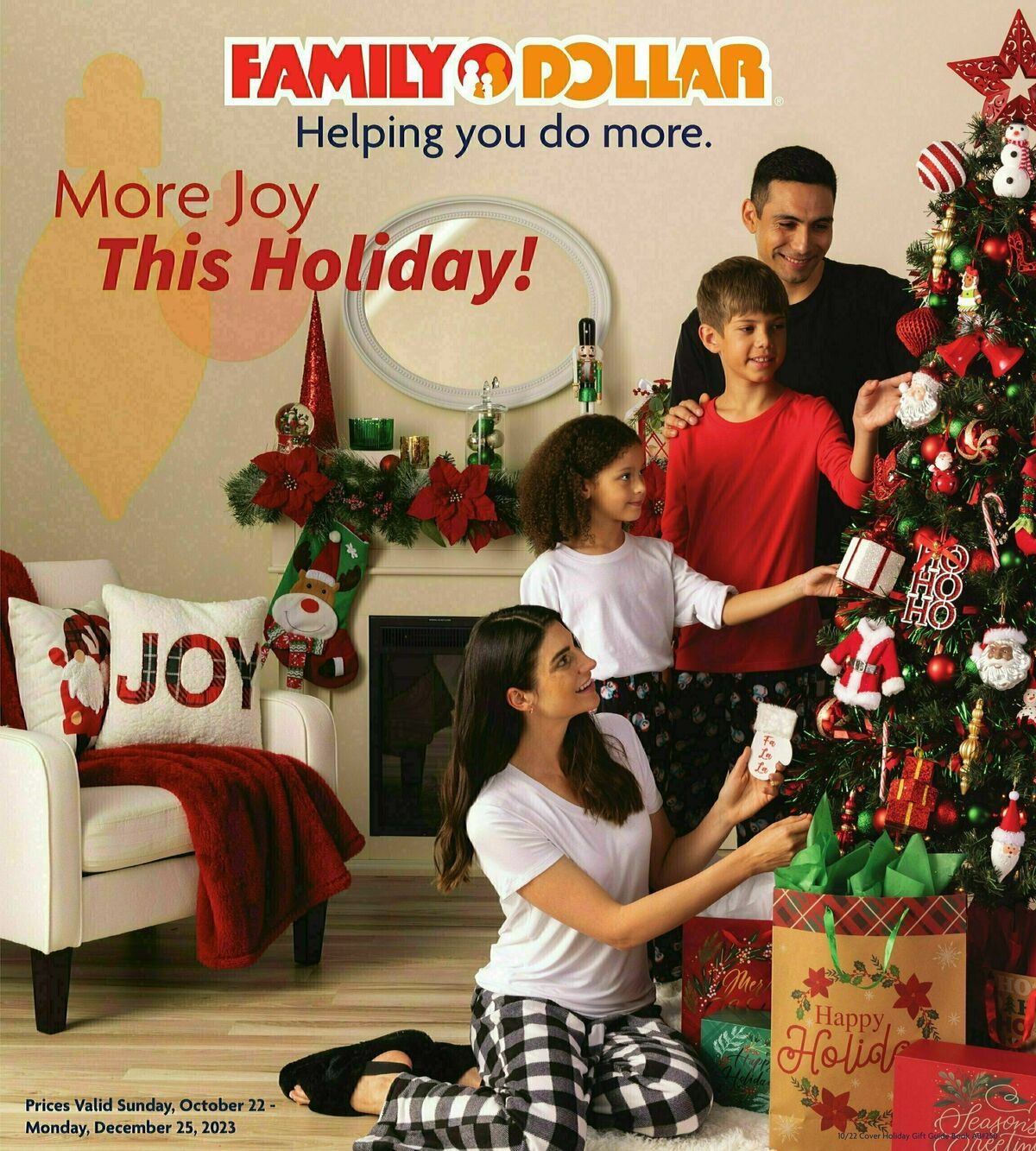 Family Dollar Holiday Gift Guide Weekly Ad from October 22