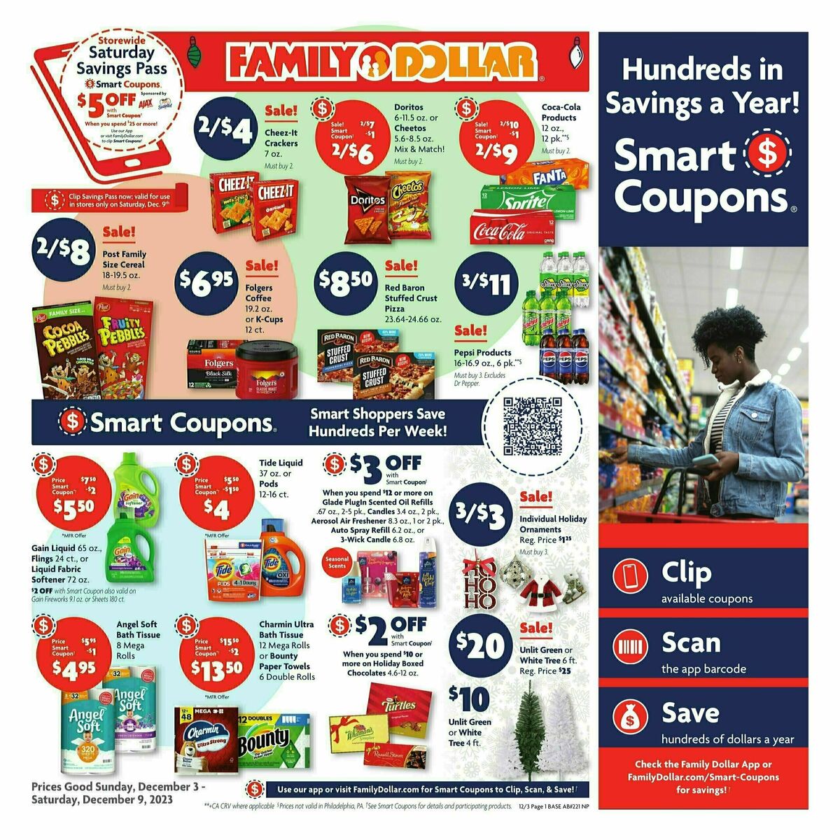Family Dollar Weekly Ad from December 3