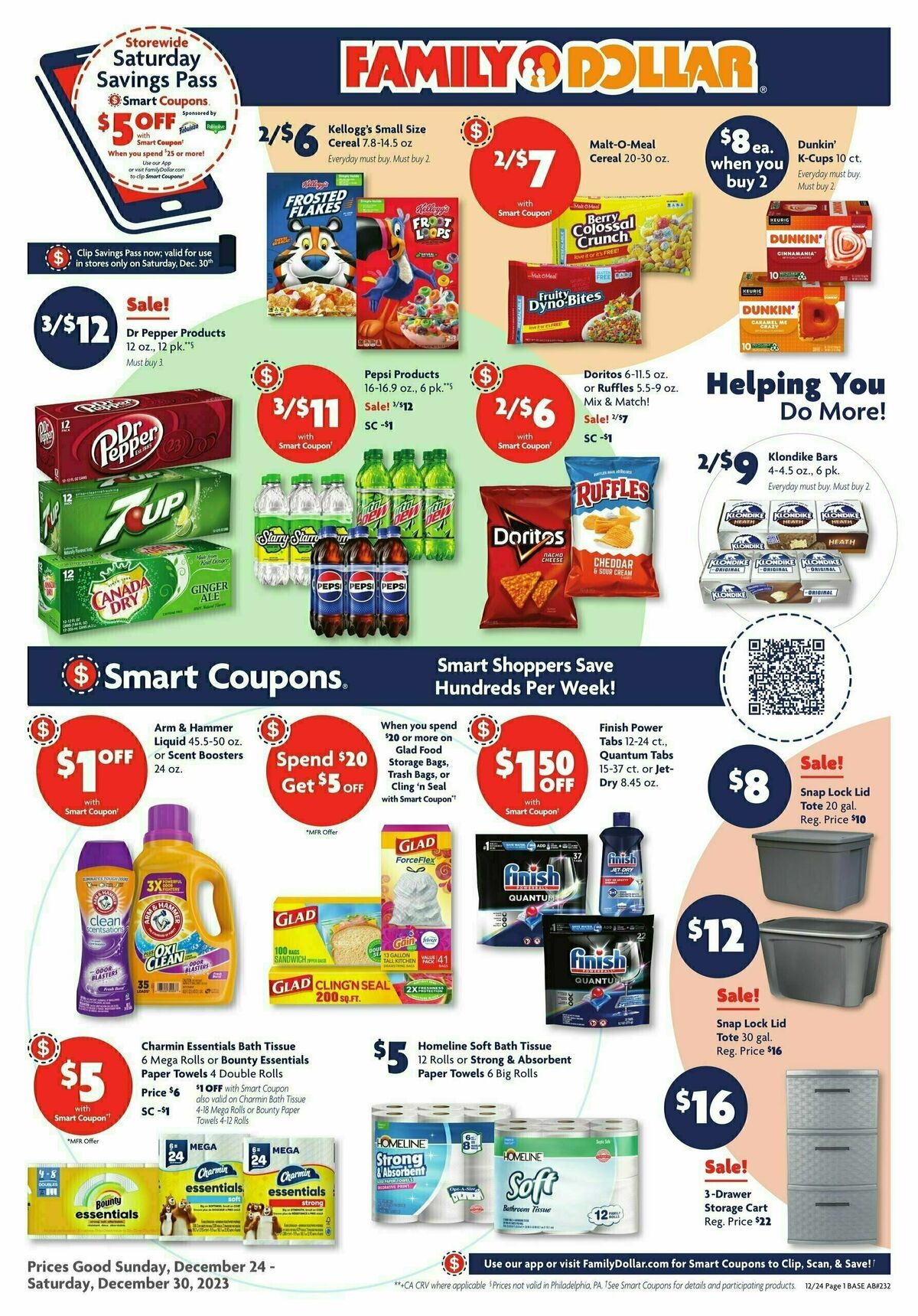 Family Dollar Weekly Ad from December 24