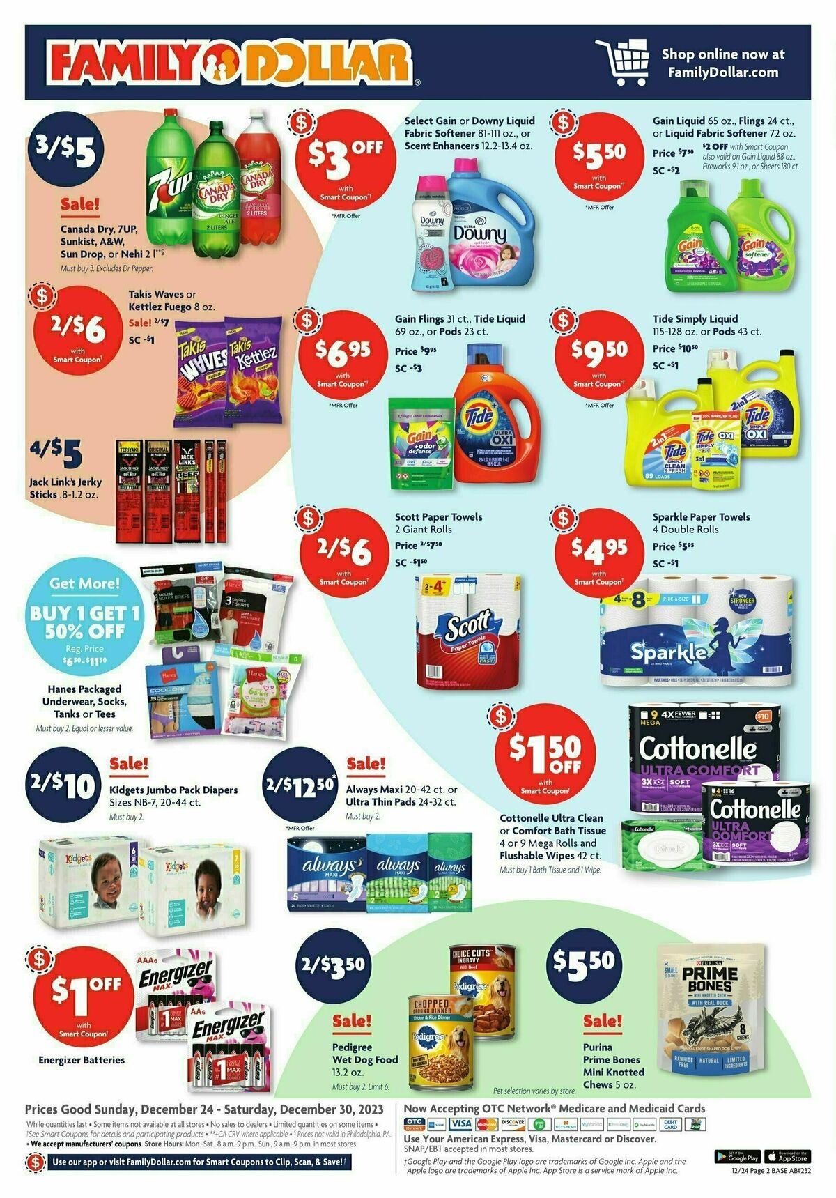 Family Dollar Weekly Ad from December 24